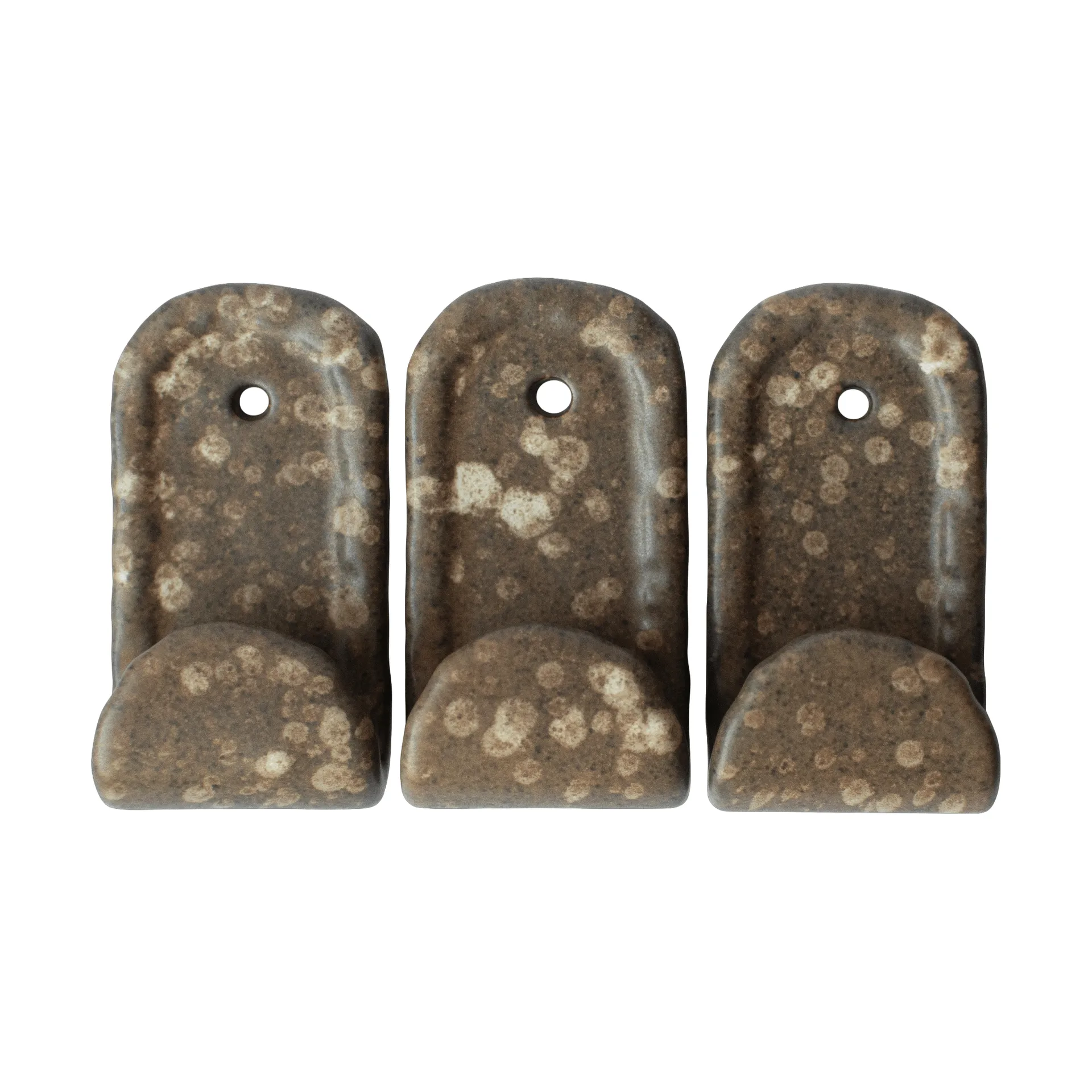DBKD Hook koukut 3-pack Brown dot