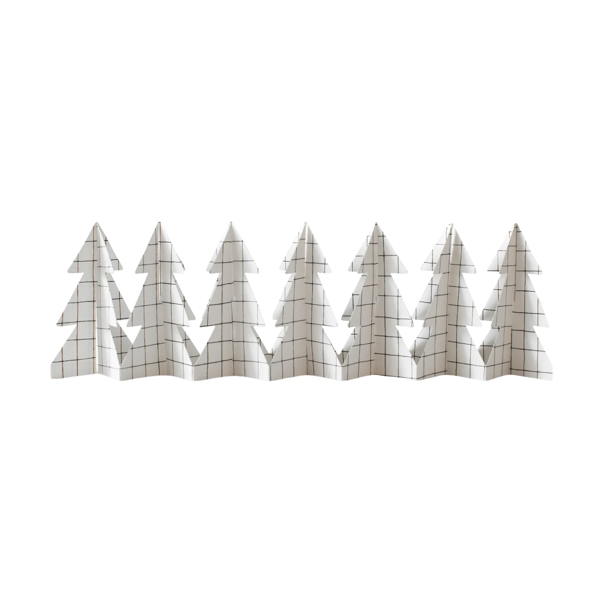 DBKD Tree in a row koriste 60 cm Square valkoinen, 12x60 cm