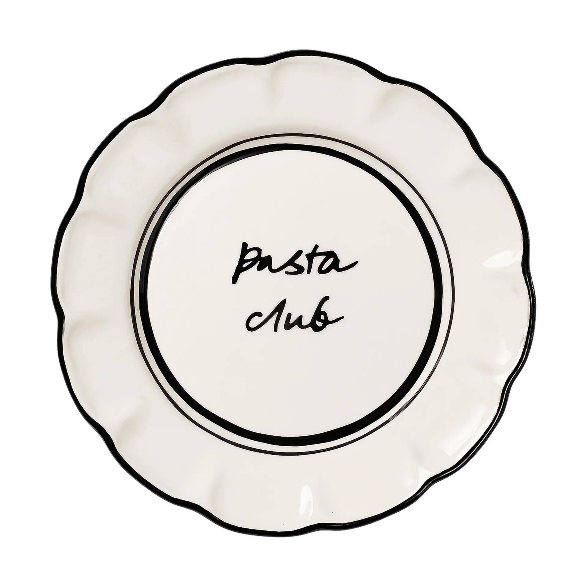 Pick a Poppy Bistro-salaattilautanen Black, 21,5 cm