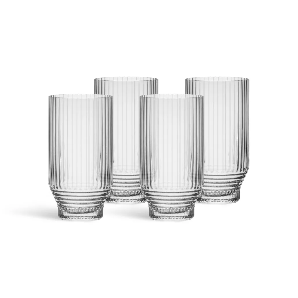 Kosta Boda Pavilion highball-lasi Kirkas, 30 cl, 4 kpl