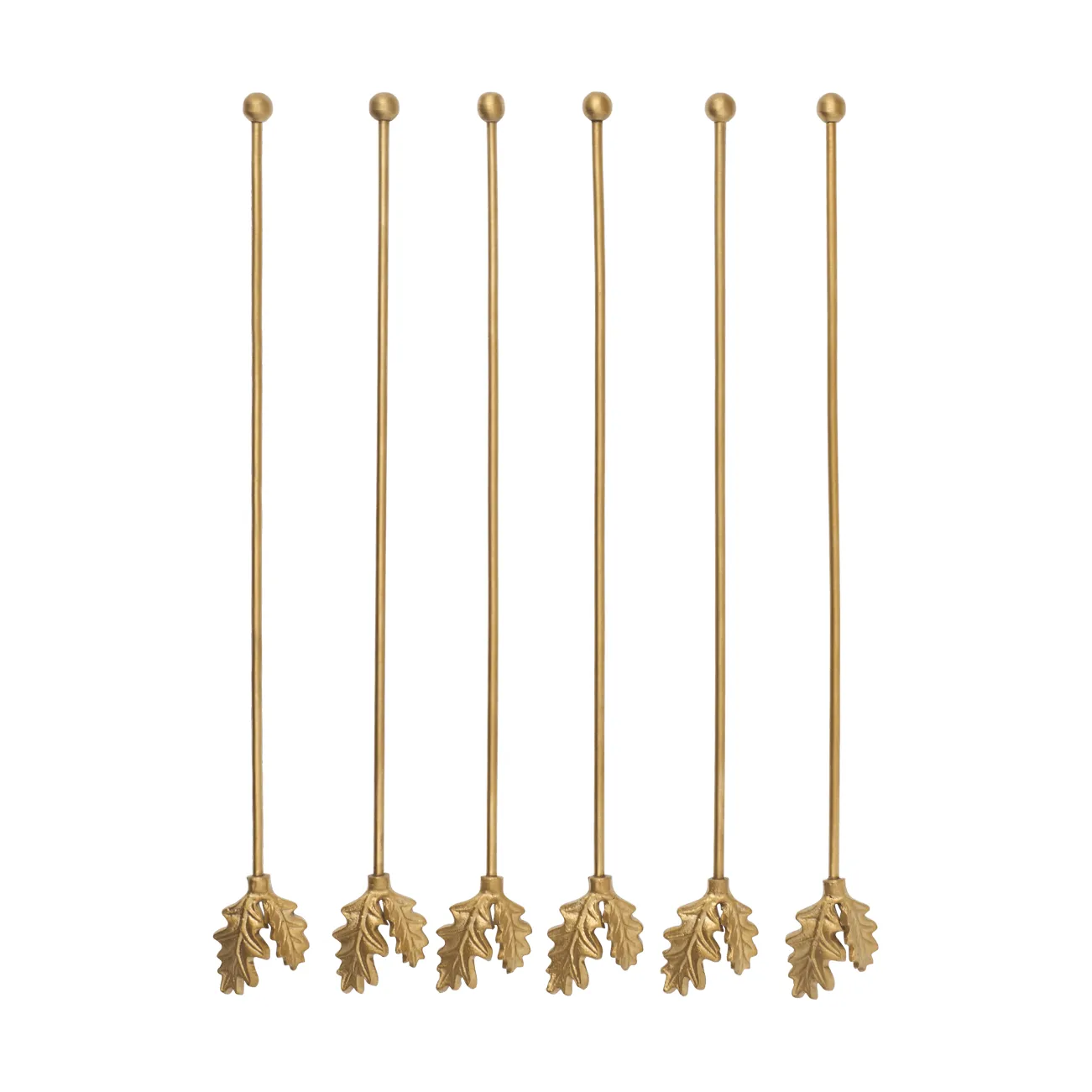 Ferm Living Oak Leaf juomapillit 6-pack Messinki
