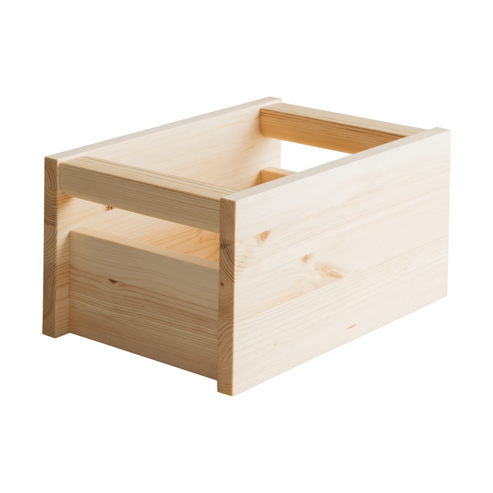 Vaarnii 020 Koppa Crate säilytyslaatikko Öljyvahattu mänty, small 29x43x22 cm