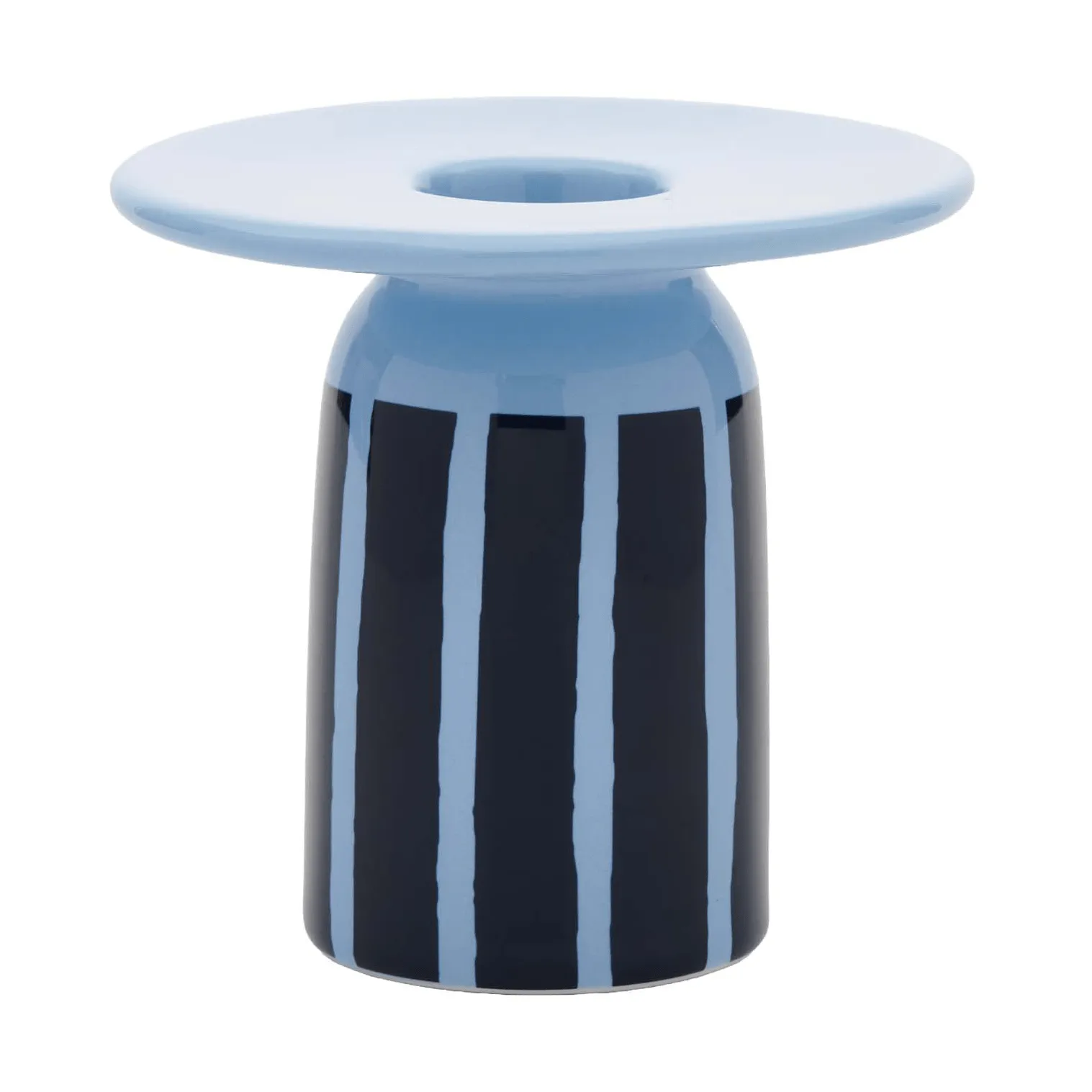 Marimekko Piccolo-kynttilänjalka Light blue-petroli, 8 cm