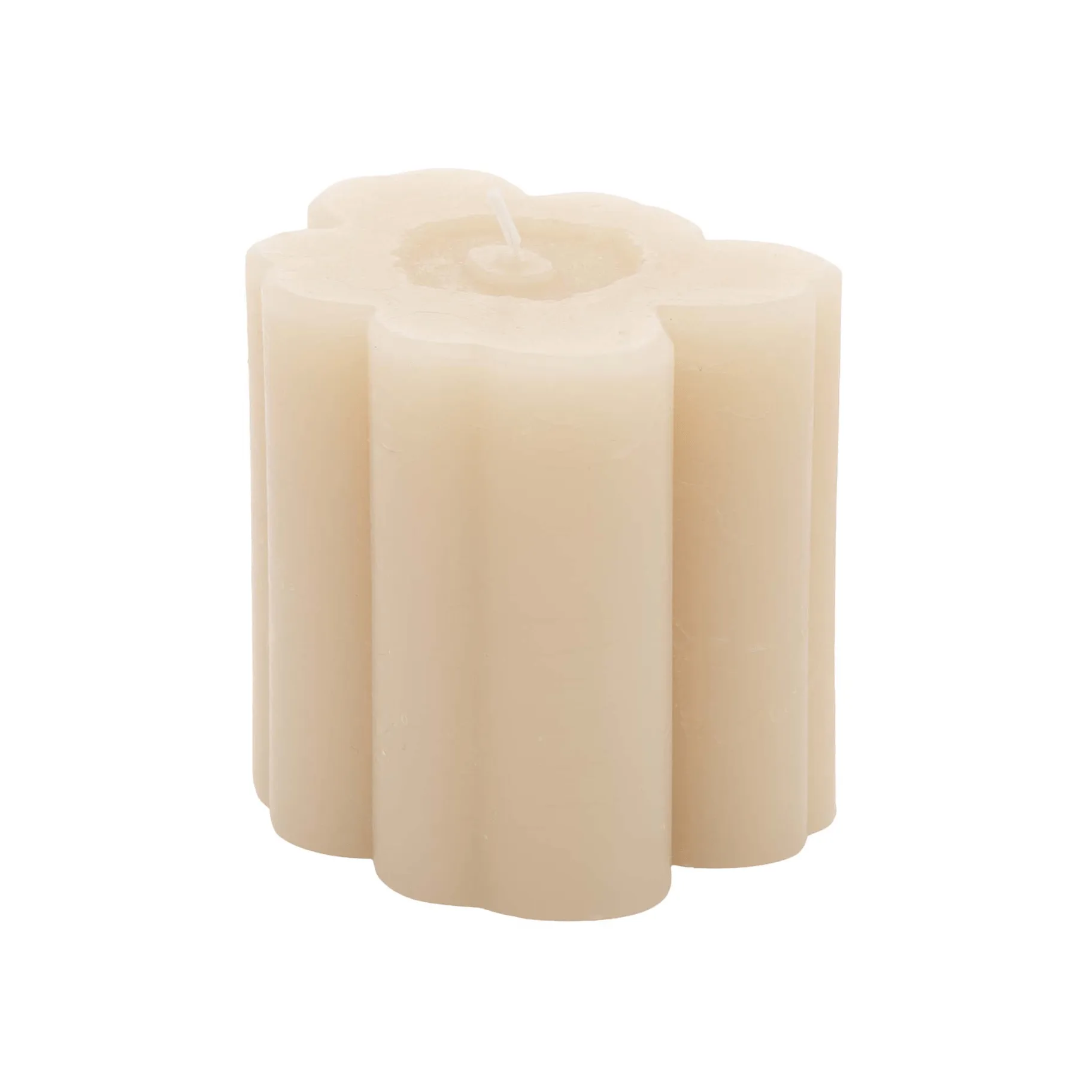 Marimekko Unikko shape kynttilä Beige