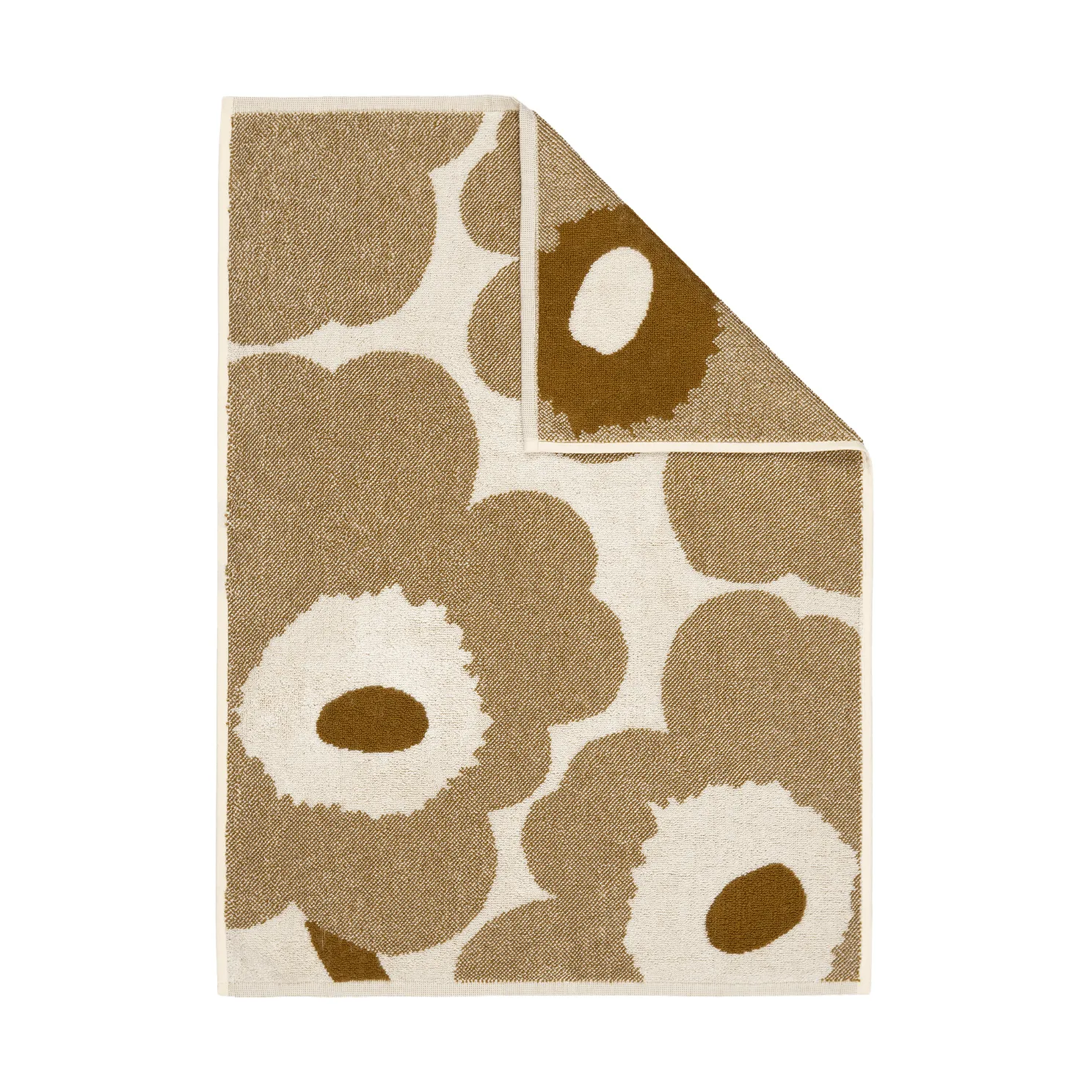 Marimekko Unikko pyyhe 50 x 70 cm Off white-pronssi