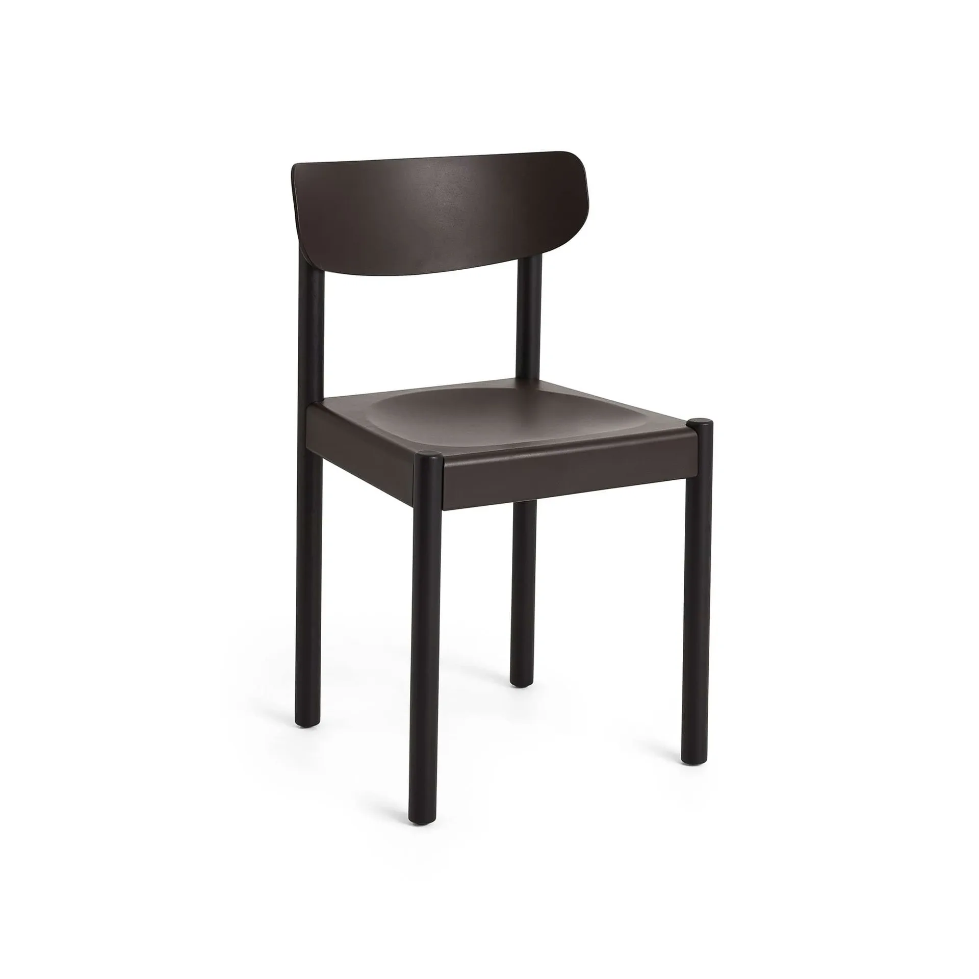 HAY Pack Chair 10 tuoli Iron black tammi-graphite brown