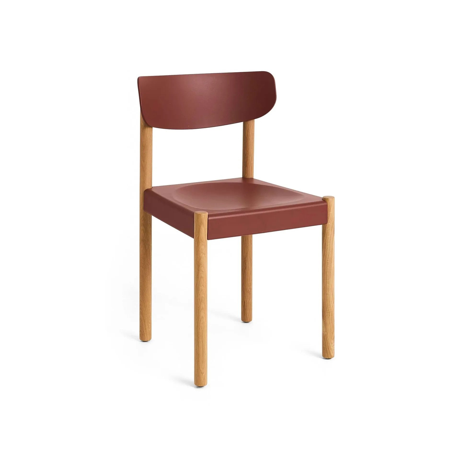 HAY Pack Chair 10 tuoli Öljytty tammi-hull red