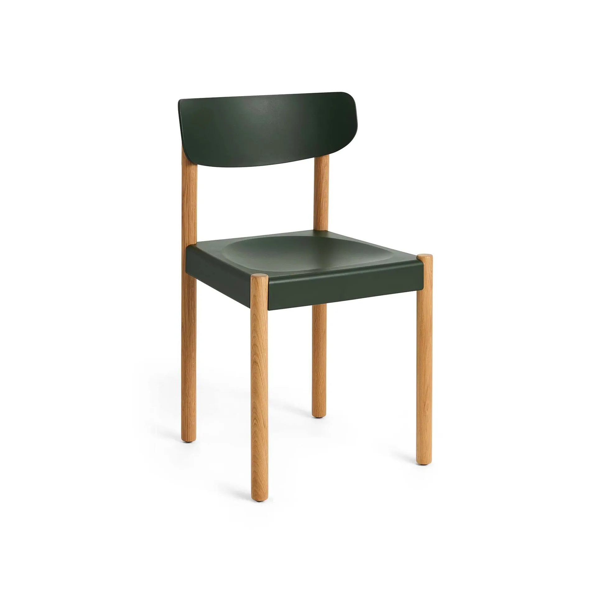 HAY Pack Chair 10 tuoli Öljytty tammi-palm green