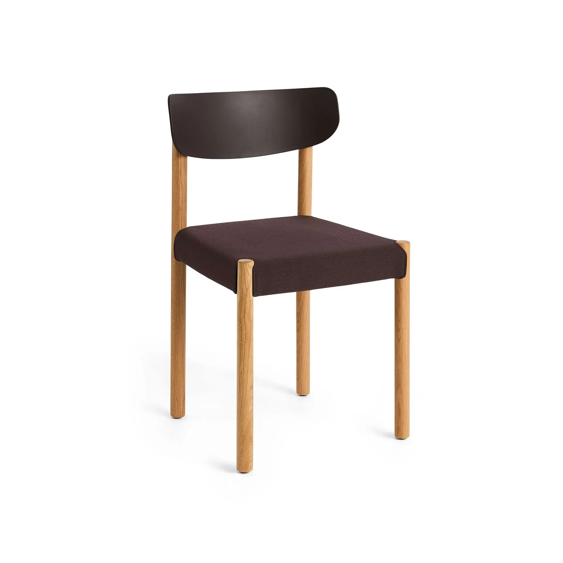 HAY Pack Chair 11 tuoli Öljytty tammi-graphite brown-Steelcut 695