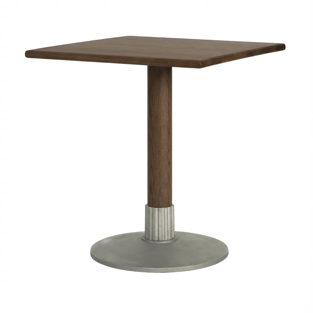 Design House Stockholm Tock Table ruokapöytä Tumma tammi, 75x75x76 cm