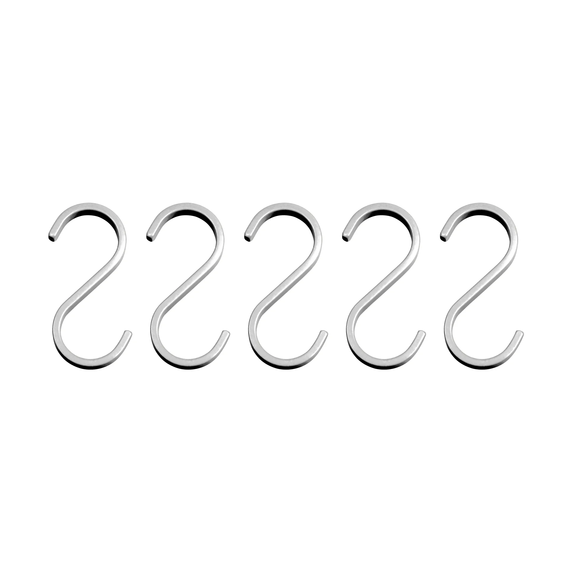 Mette Ditmer Hang-it koukku 5-pack Hopeanvärinen