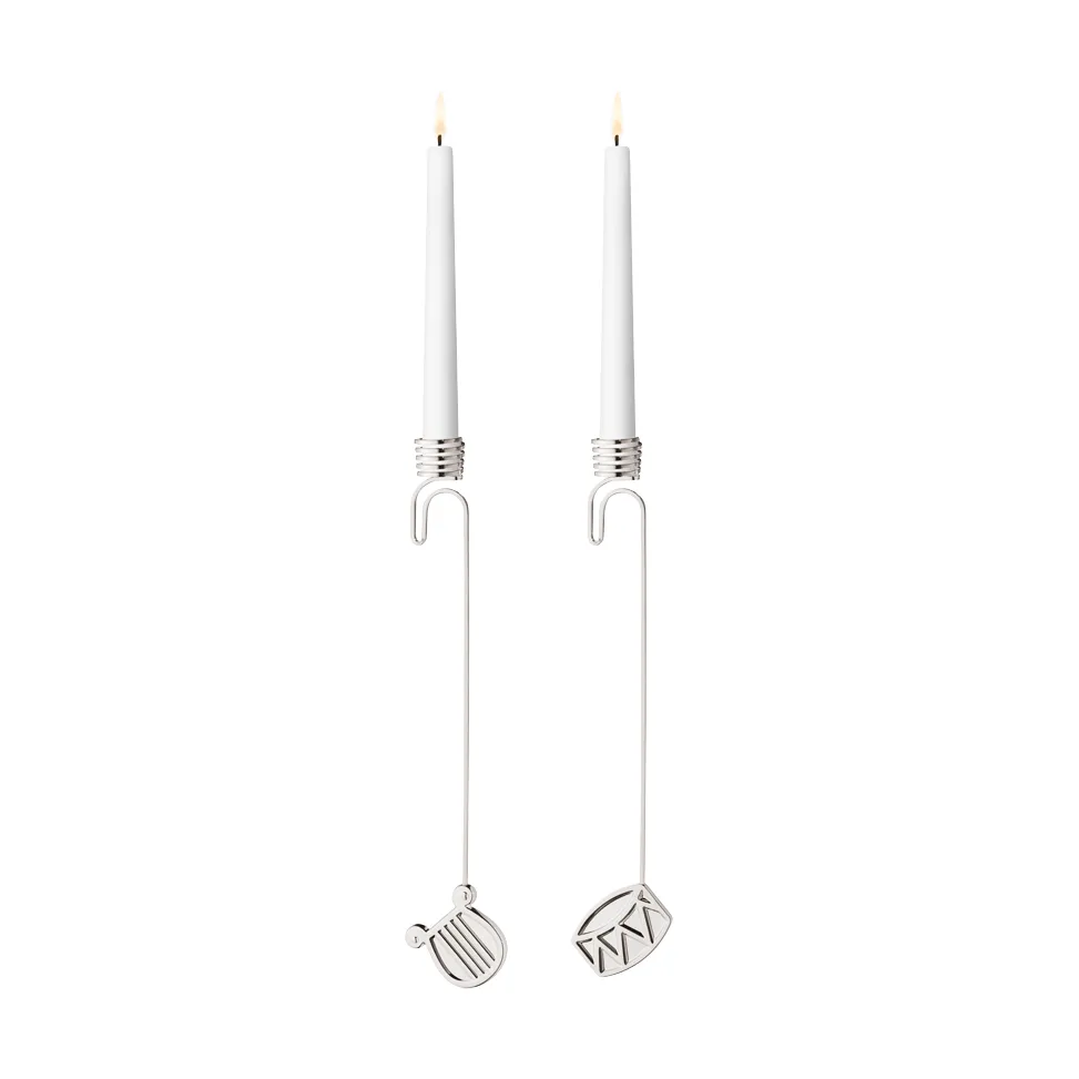 Georg Jensen 2026 vuoden kynttilänjalkasetti Palladium