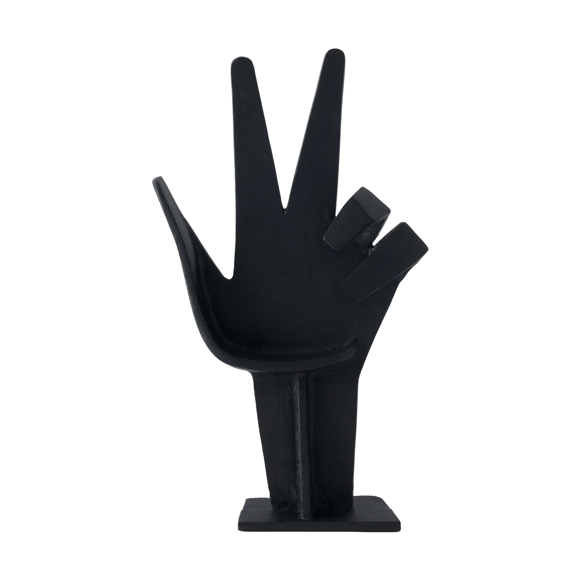 Tom Dixon Cast Iron -käsi Black, 29,8x6,5 cm