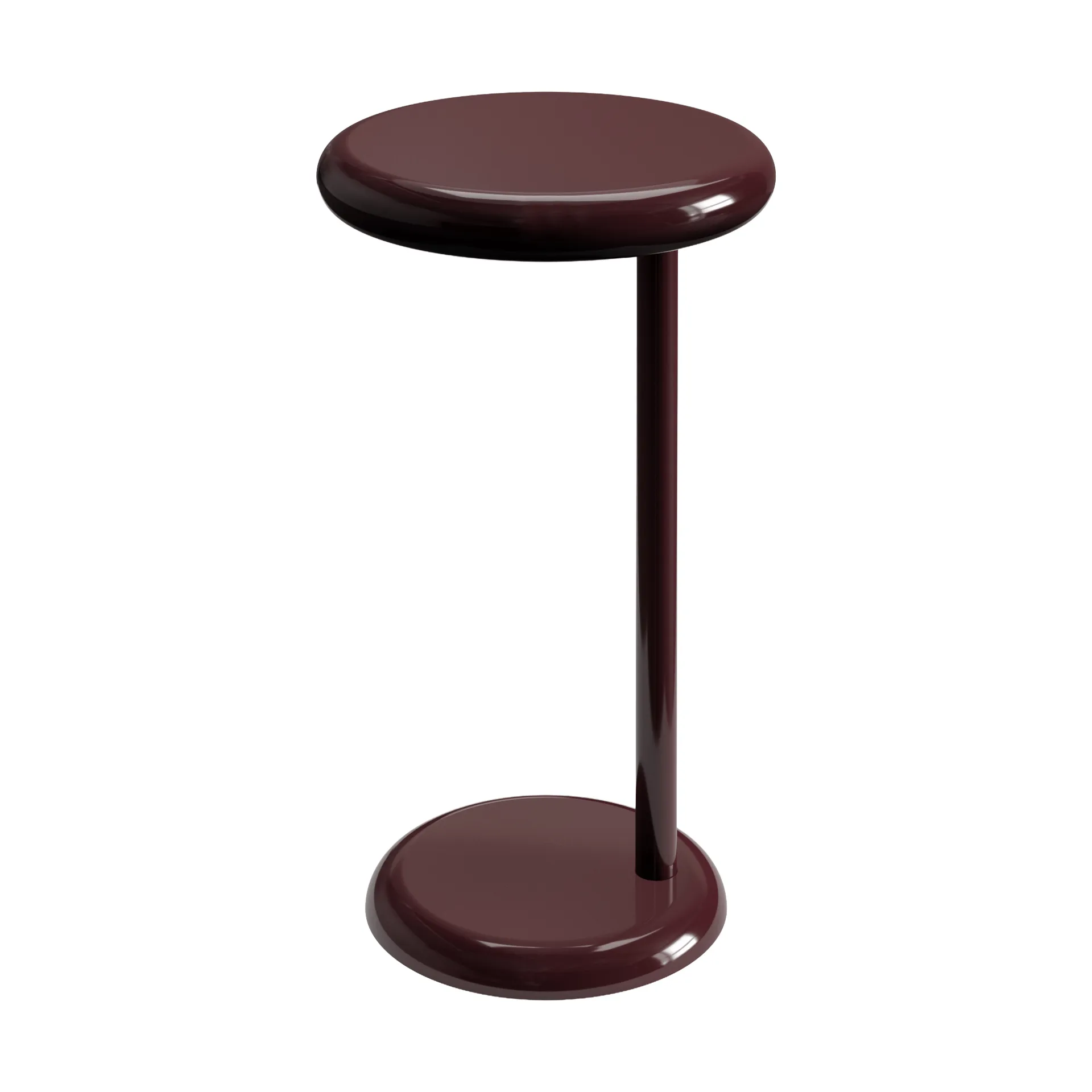 Tom Dixon Spot sivupöytä Burgundy, Ø55x33 cm