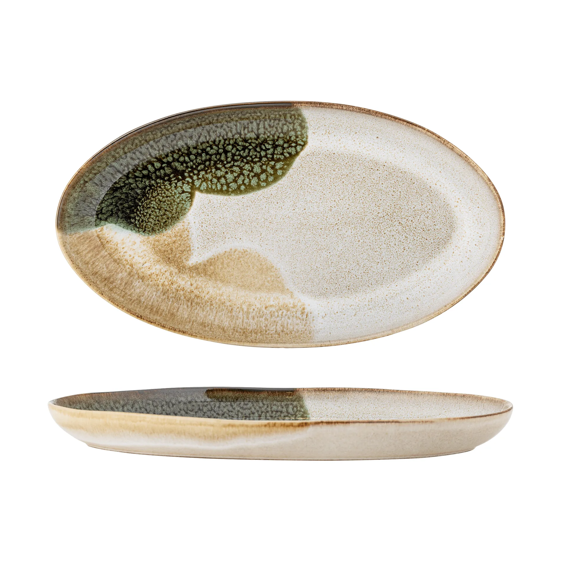 Bloomingville Jules tarjoiluvati Green, 33,5x18,5 cm