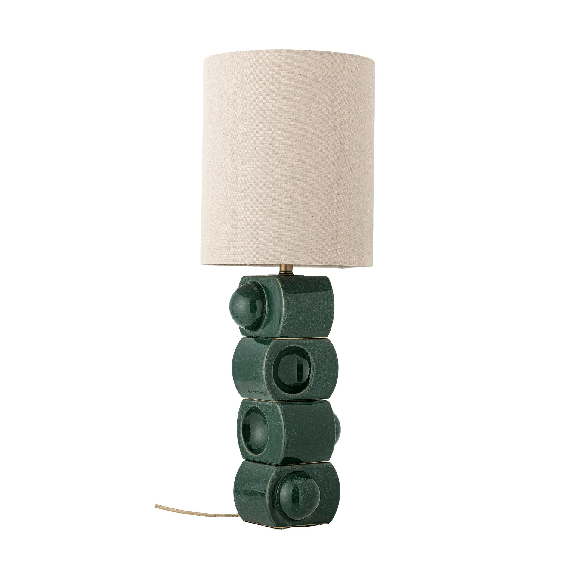 Bloomingville Brady pöytälamppu Green, Ø25 cm