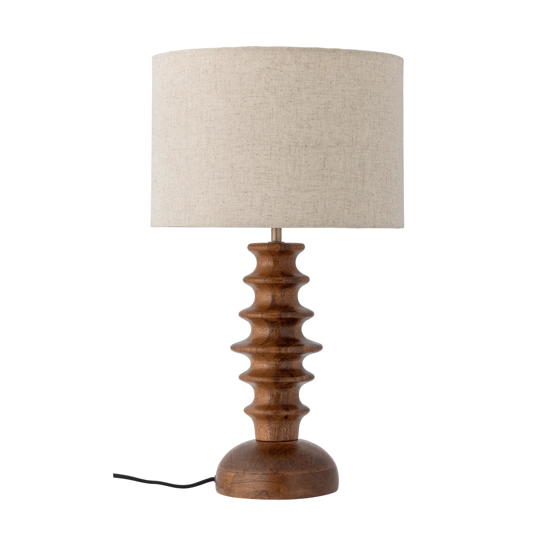 Bloomingville Elinora pöytälamppu Brown, Ø30 cm