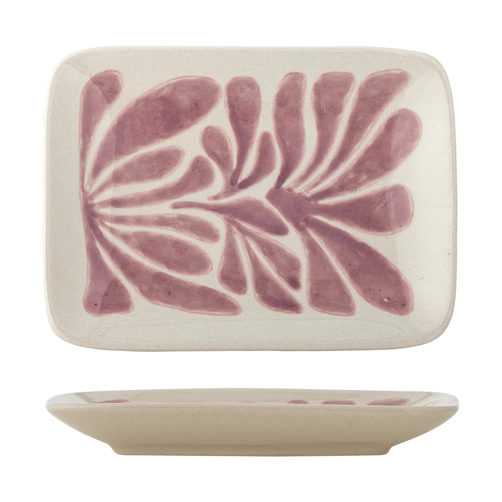 Bloomingville Fauni lautanen Lila, 15x11,5 cm
