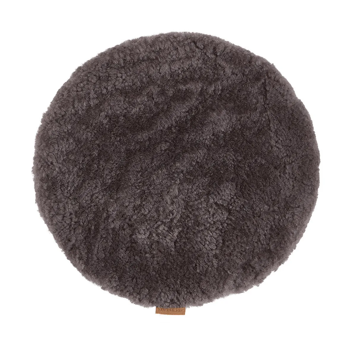 Shepherd of Sweden Jill tuolin istuintyyny, pehmustettu Carbon (harmaa), Ø36 cm