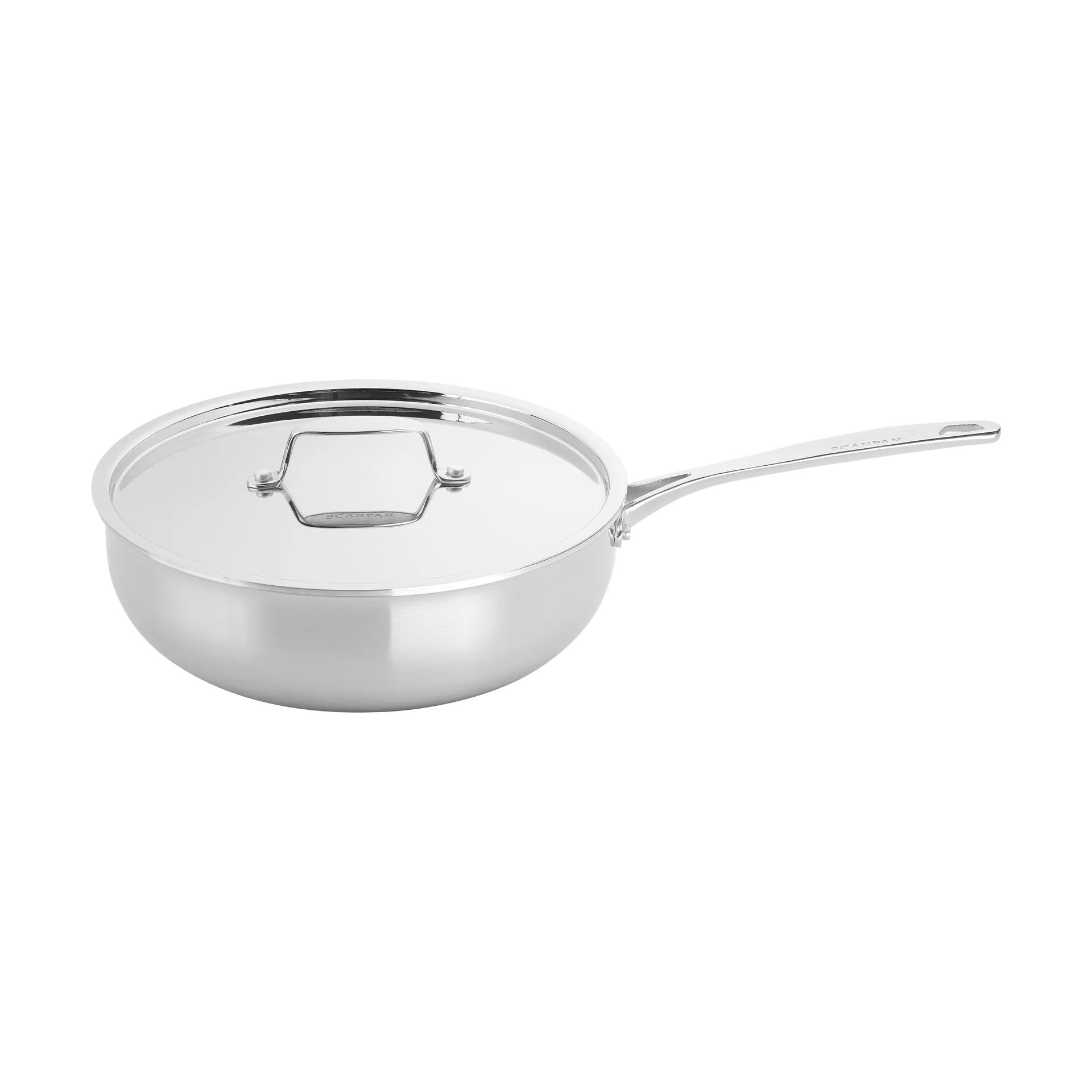 Scanpan Scanpan Fusion 5 kannellinen korkeareunainen paistinpannu Ruostumatonta terästä, ilman kahvaa, Ø26 cm