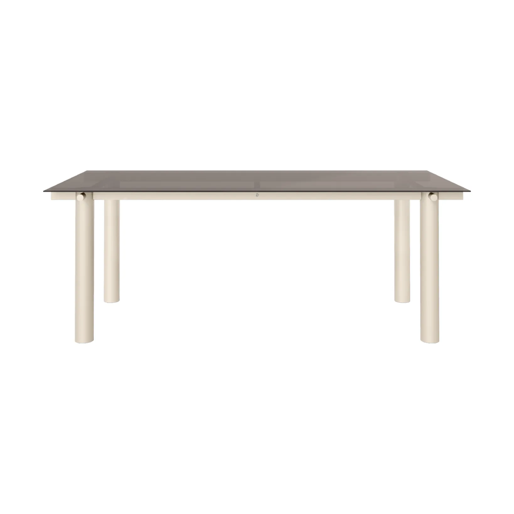 Ferm Living Atura ruokapöytä Light cashmere-tummasävytteinen lasi, 90x200 cm