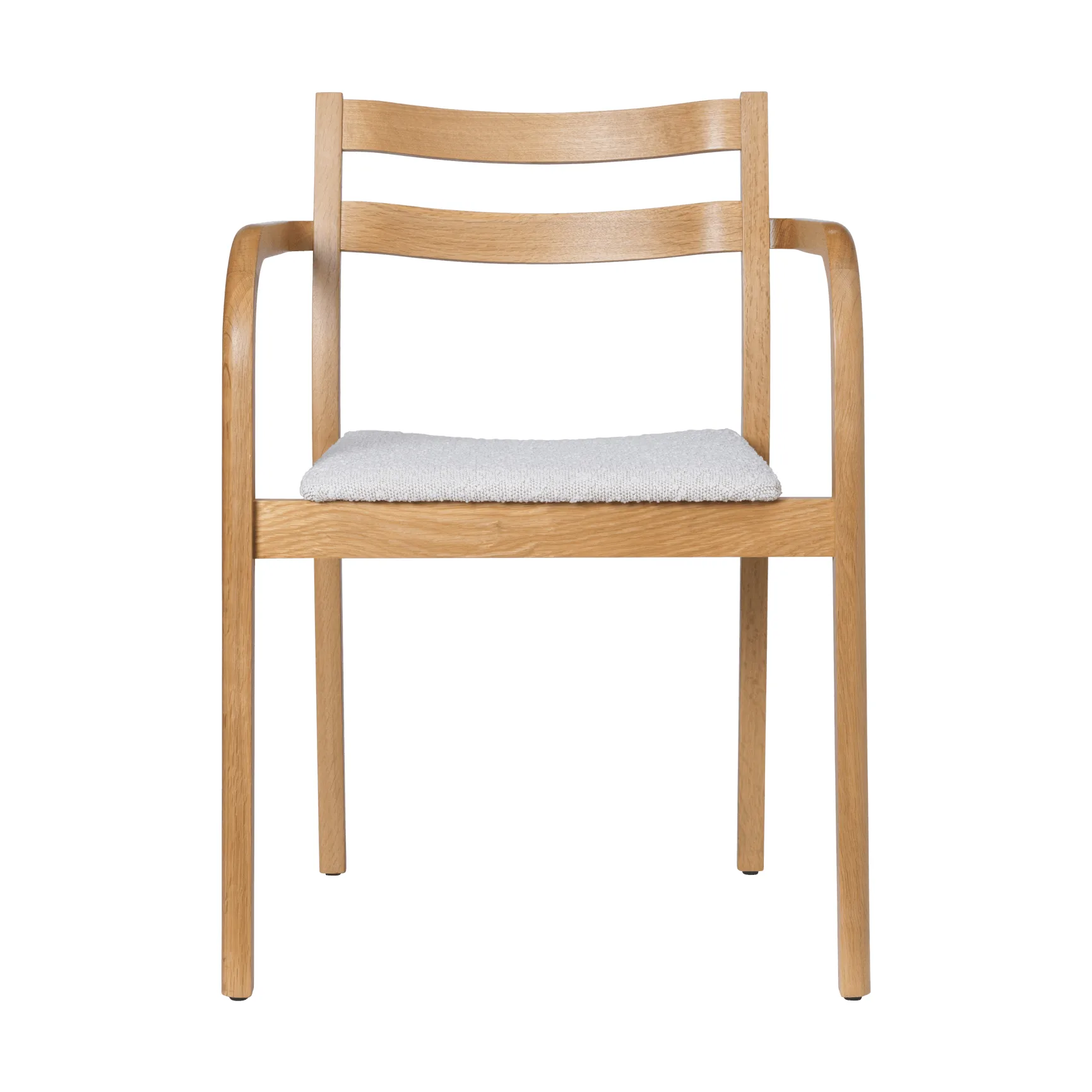 Ferm Living Boda nojatuoli Verhoiltu istuin rugged bouclé, natural-off-white