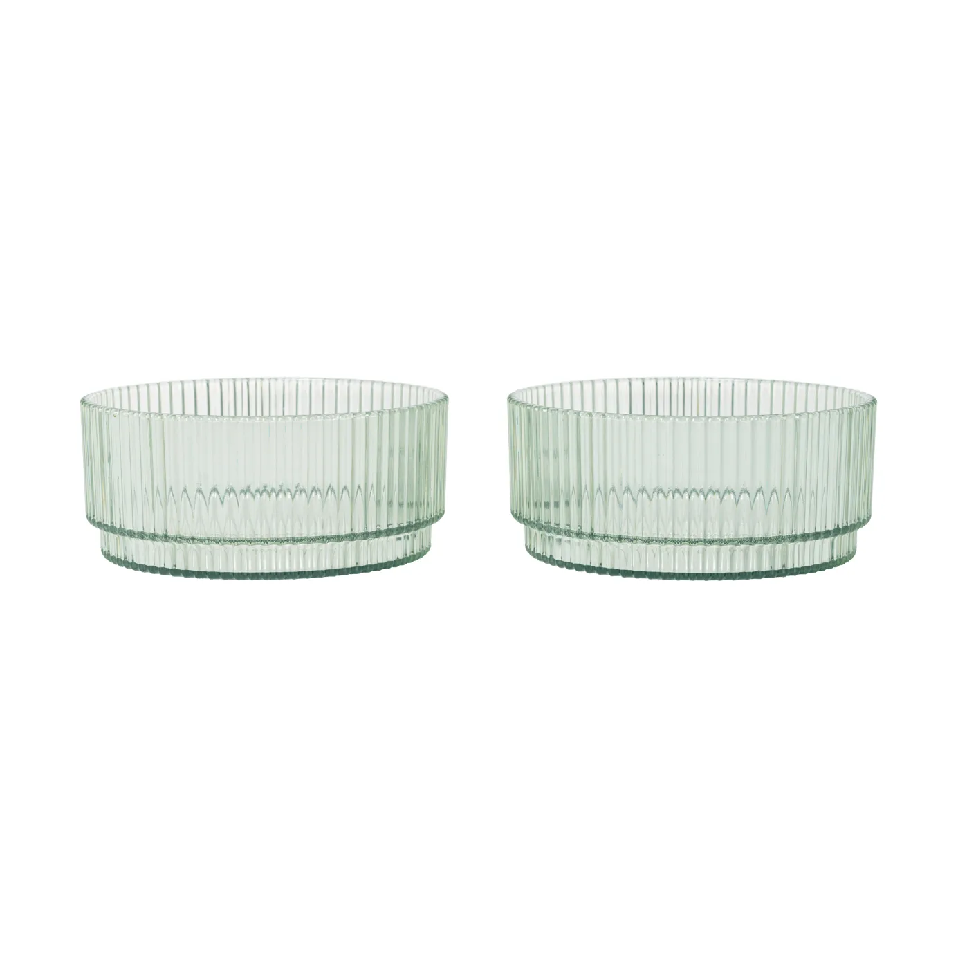 Ferm Living Ripple lasten kulho Tea green, 2 kpl