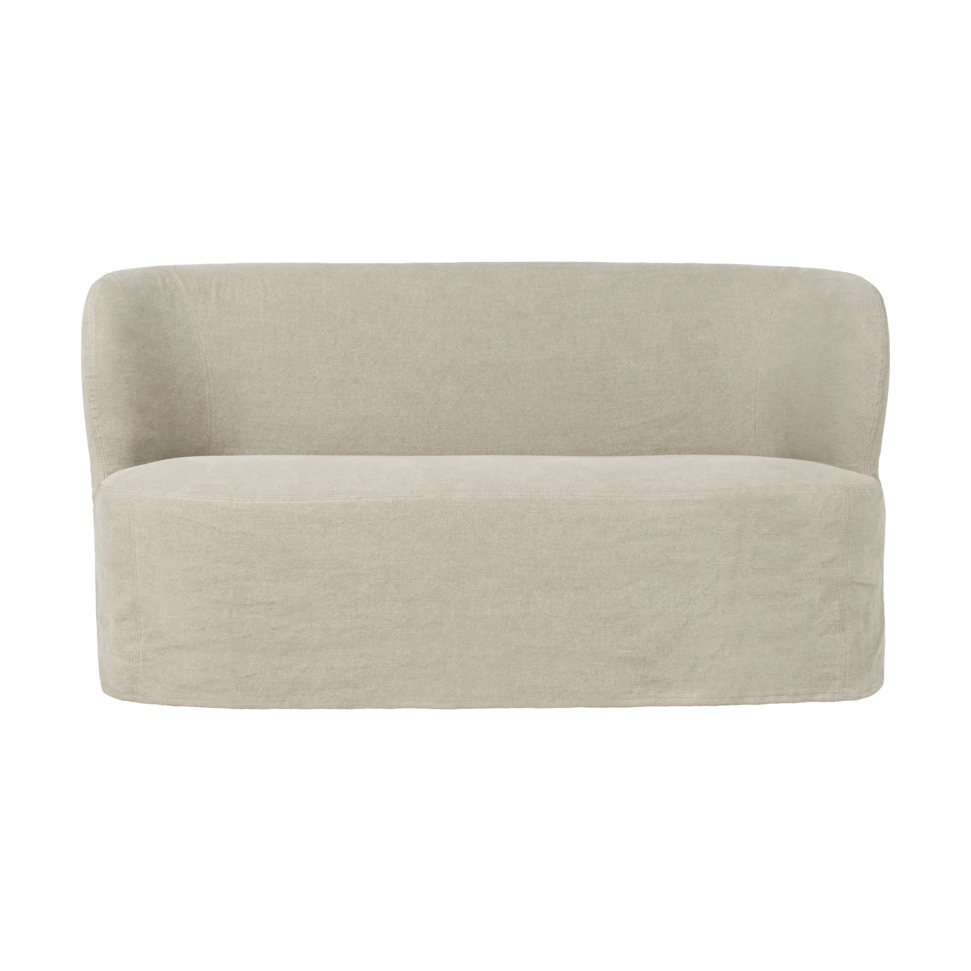 GUBI Stay Slipcover sohva Linen 0023, 150x70 cm, 2-istuttava