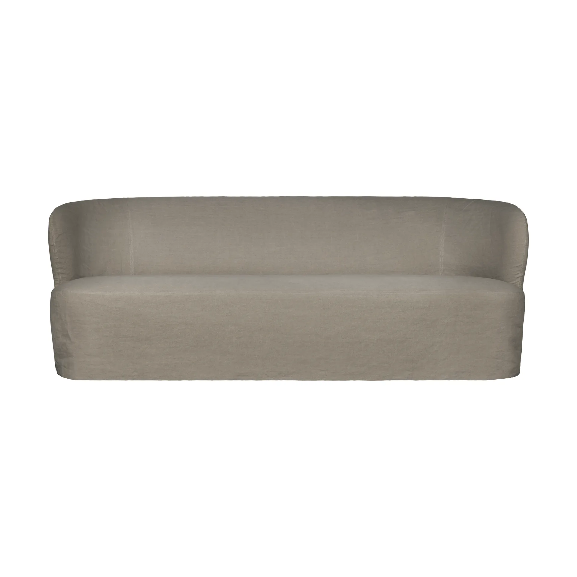 GUBI Stay Slipcover sohva Linen 0024, 220x95 cm, 3-istuttava
