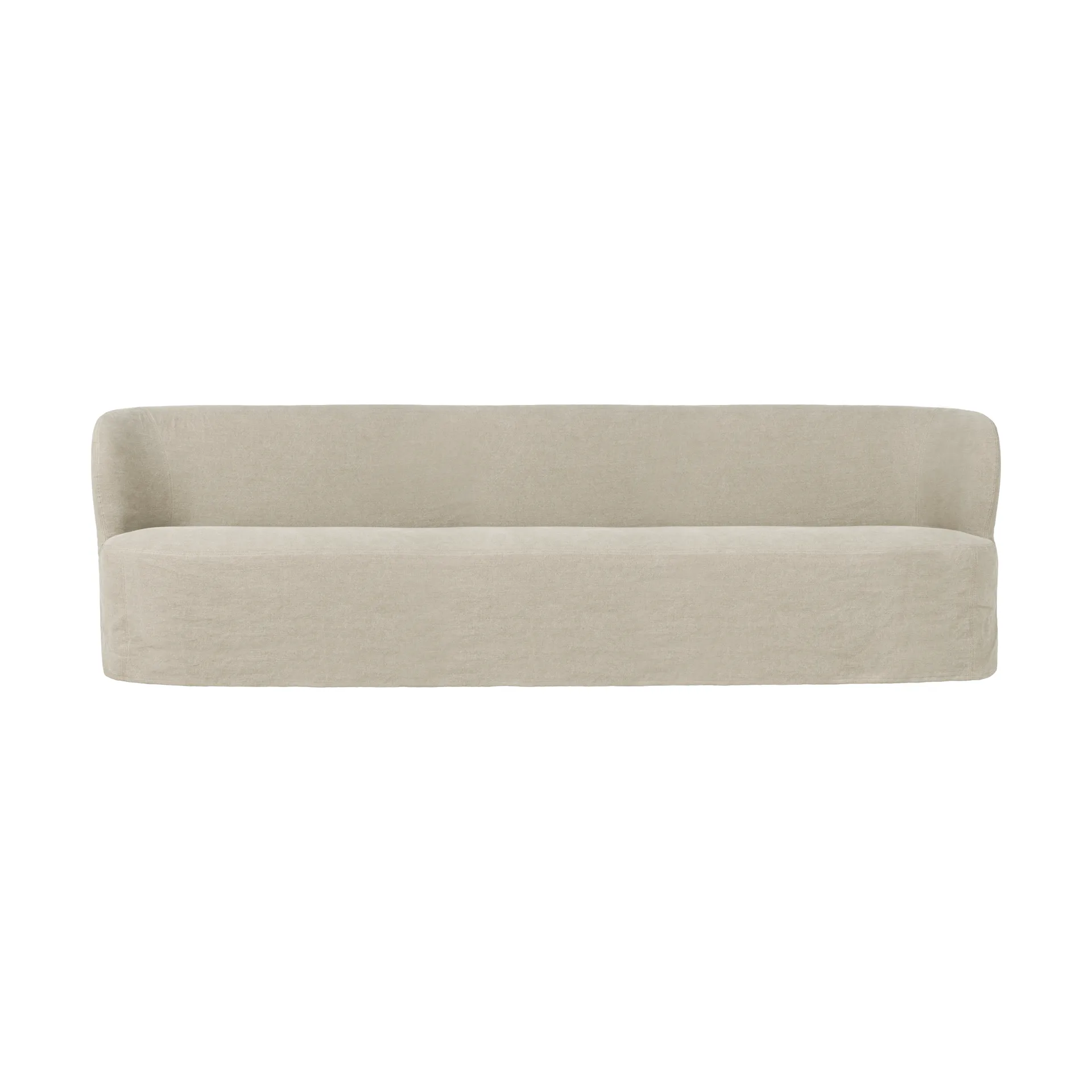 GUBI Stay Slipcover sohva Linen 0023, 260x70 cm, 4-istuin
