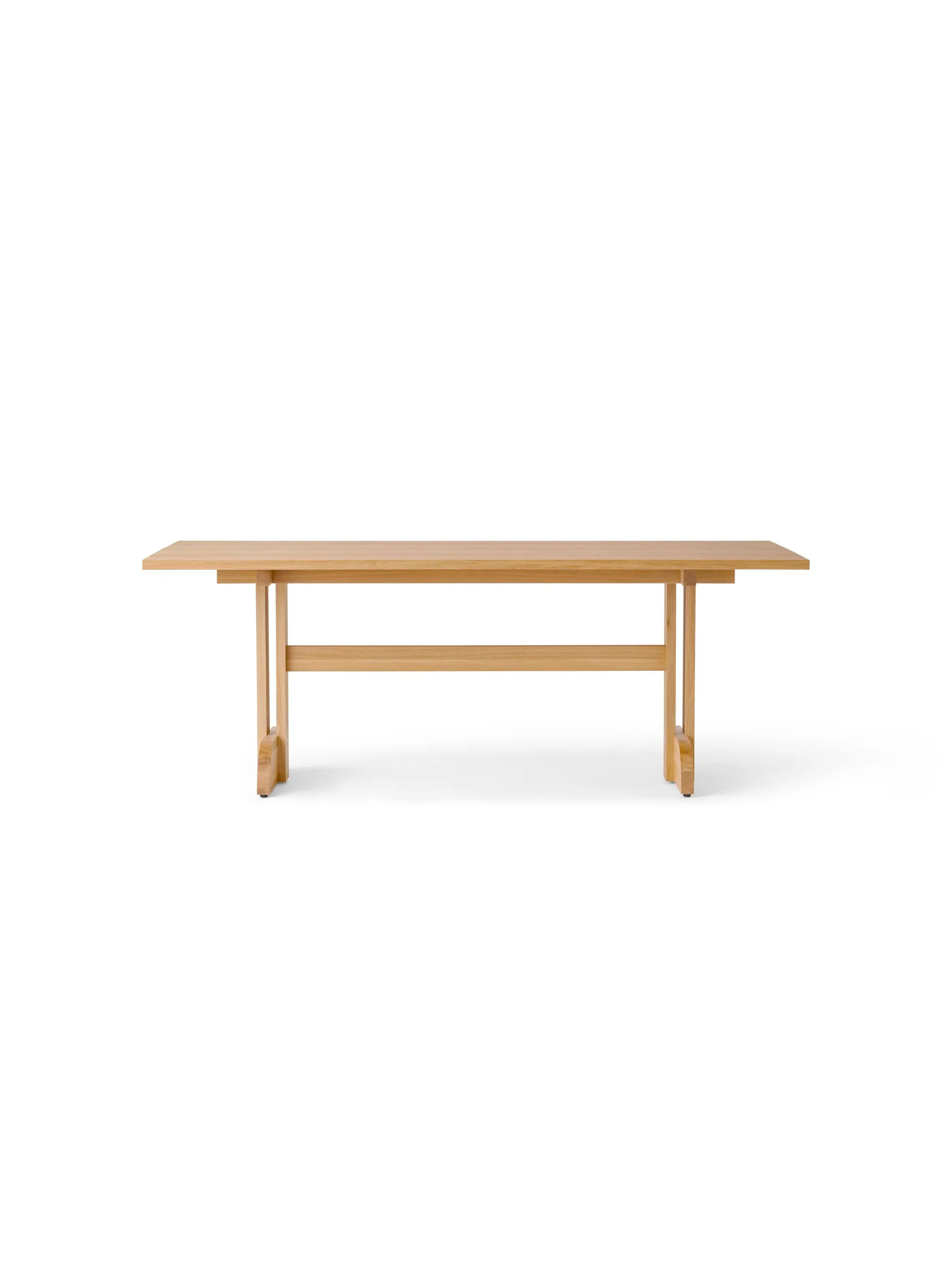 Audo Copenhagen Puffin Dining Table tammiviilu Natural Luonnollinen tammenviilu, 200x95 cm