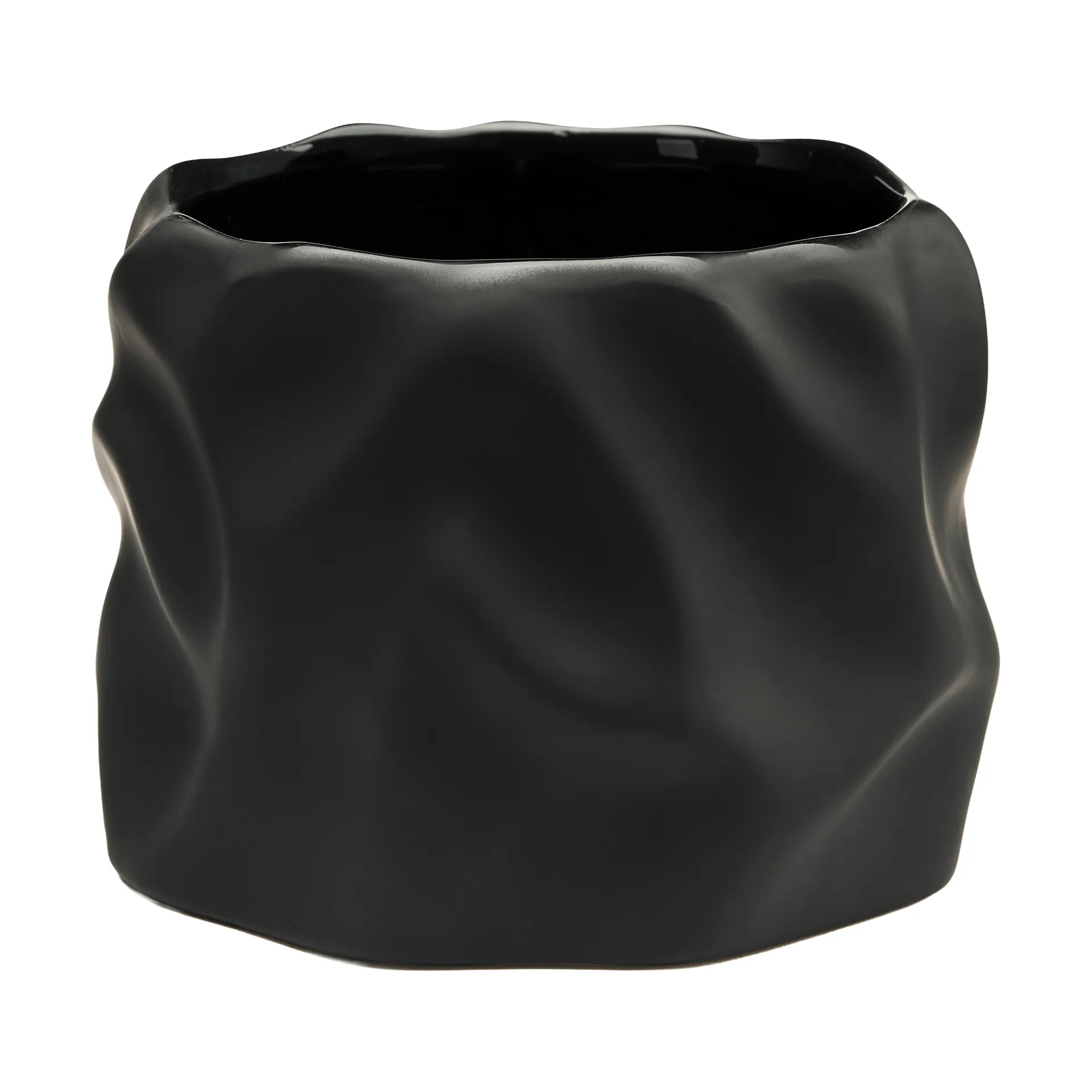 Cooee Design Drift desert kukkaruukku Black, pieni Ø15 cm