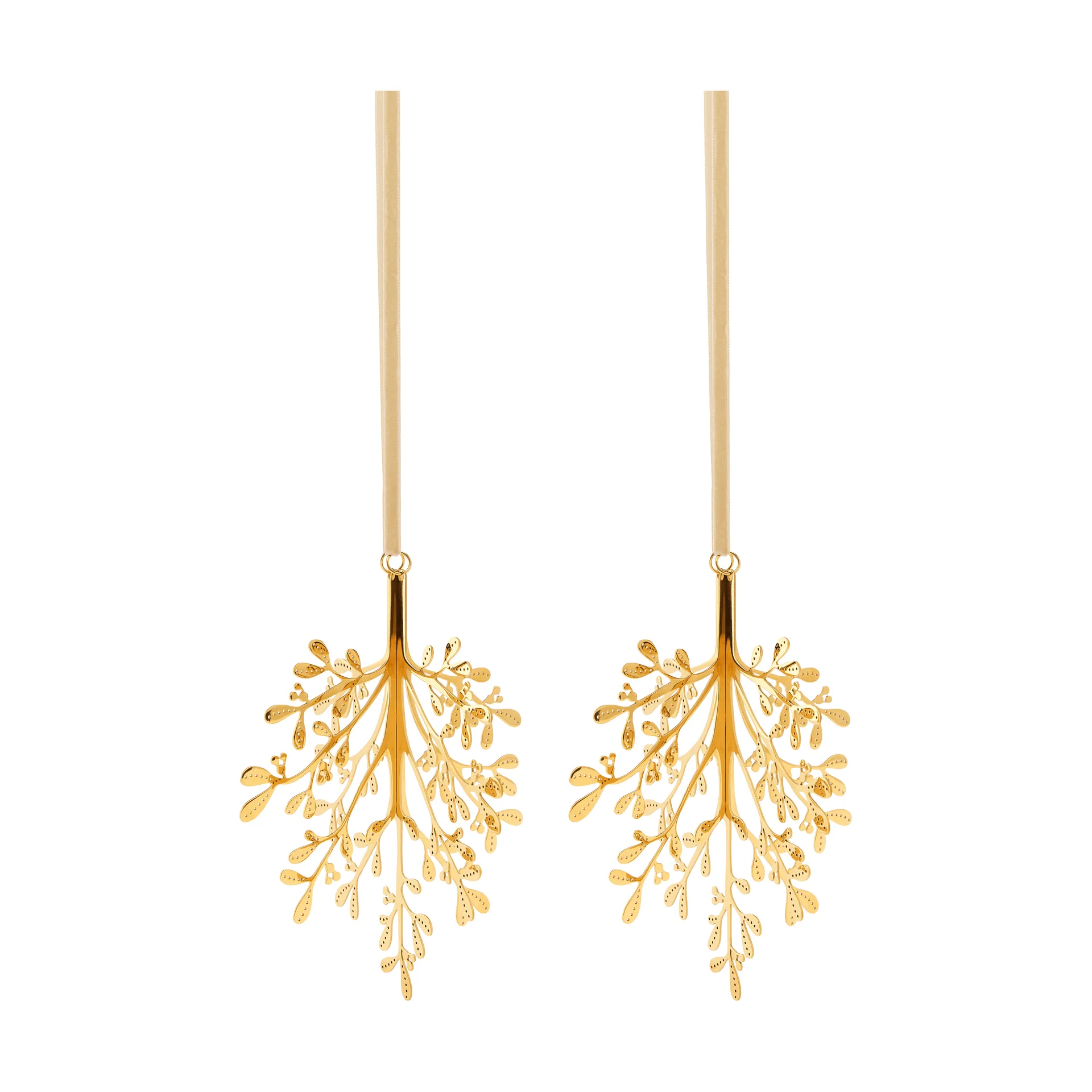 Cooee Design Mistletoe joulukoriste 2 kpl Messinki 20 cm