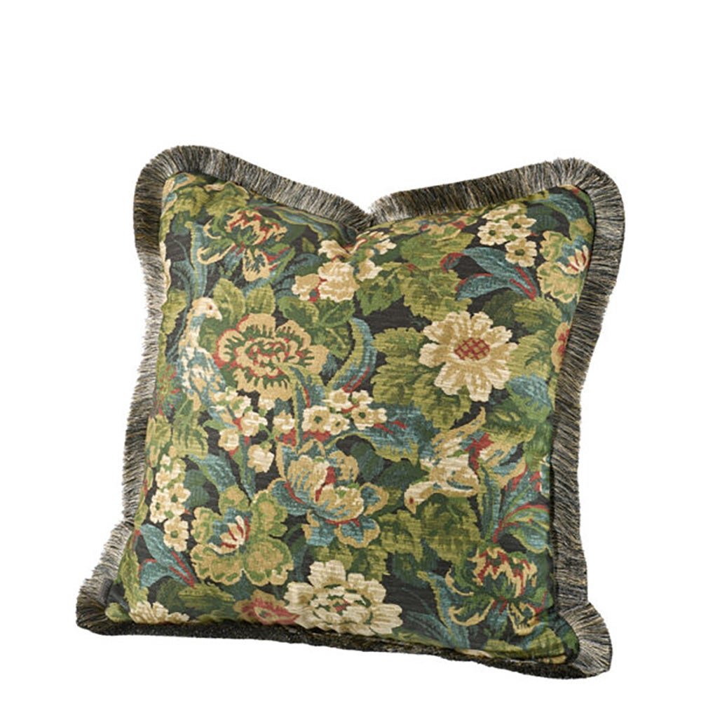 Artwood, Ebonleaf Flower -tyynynpäällinen hapsureunuksella - 50x50 cm