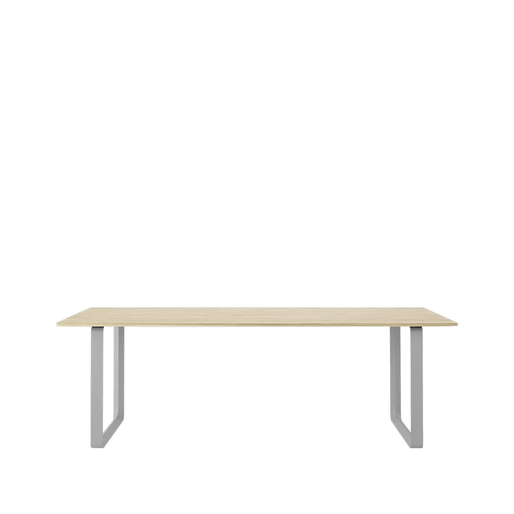 Muuto 70/70 ruokapöytä 225 x 90 cm Solid oak-Grey