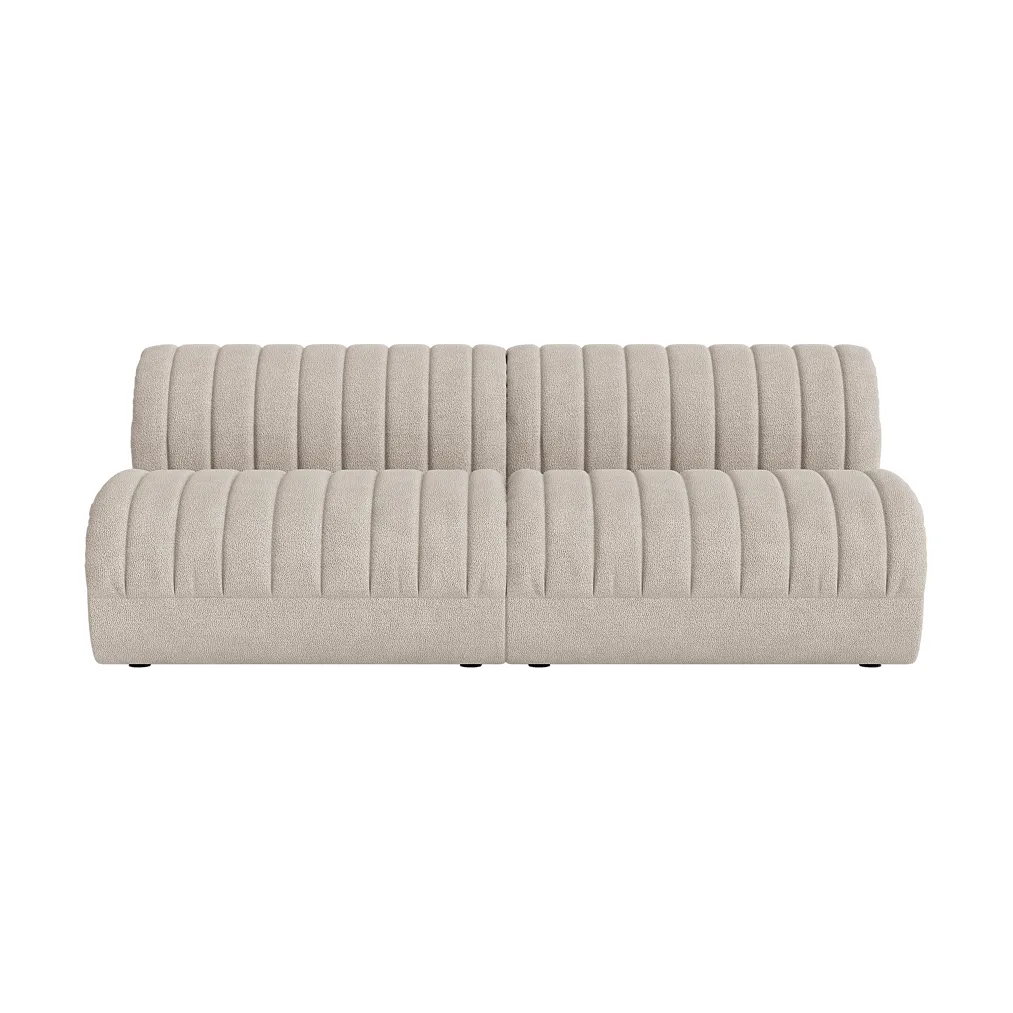 Muuto Coltre modulaarisohva Kokoonpano 1, turf-sand, 2-istuin