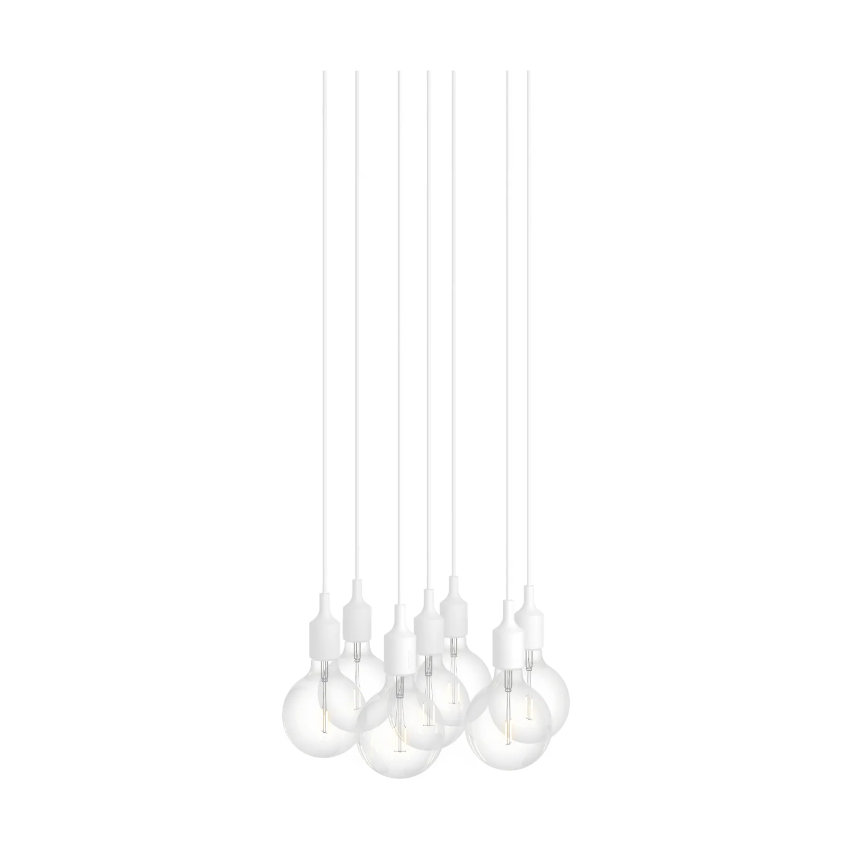 Muuto E27 Pendant Cluster 7 riippuvalaisin Valkoinen