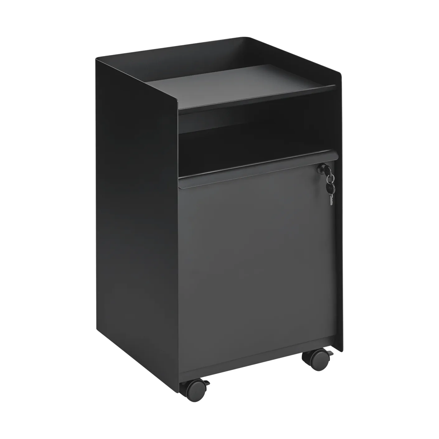 Muuto Folded Trolley rullavaunu kaapilla Black