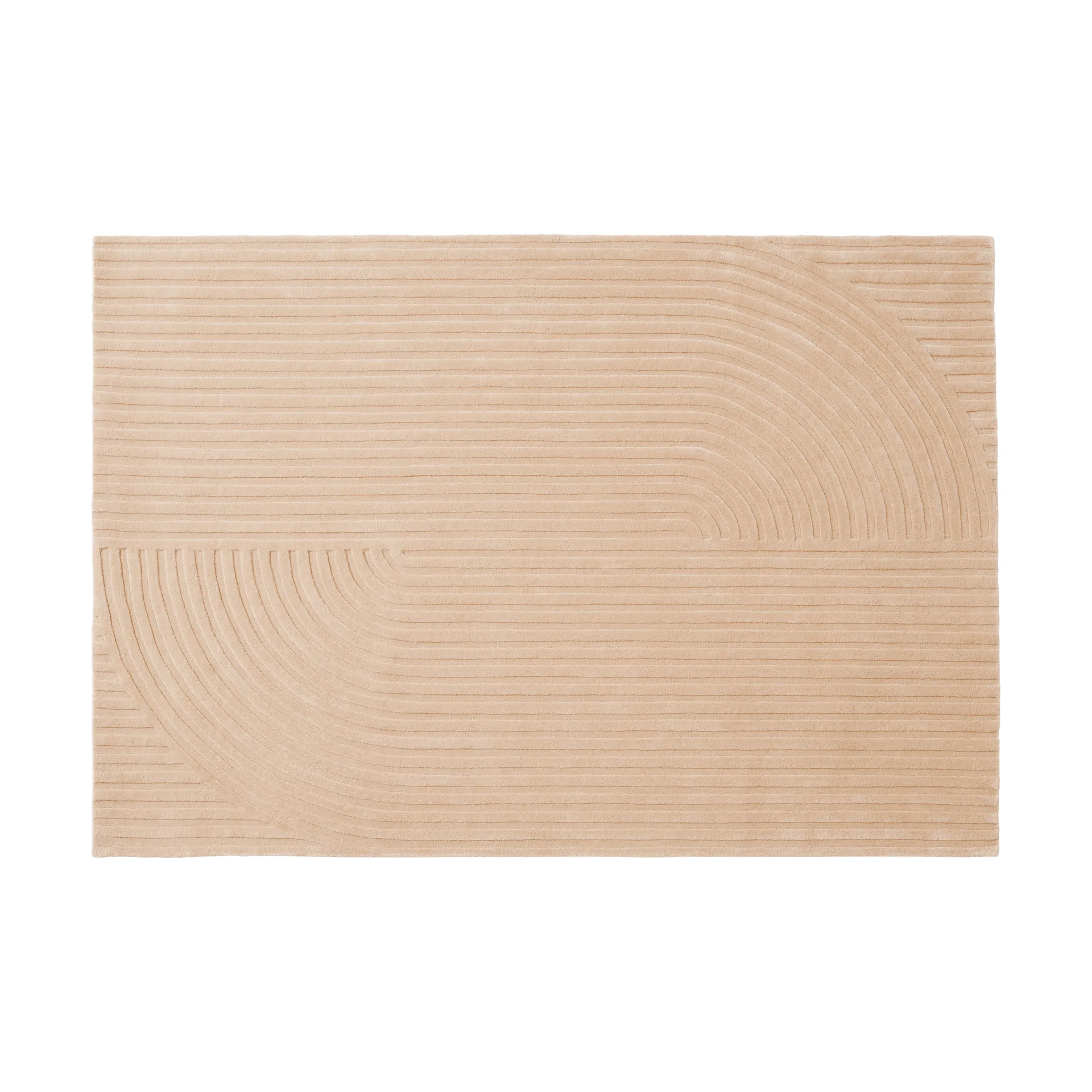 Muuto Relevo Rug Quattro villamatto Light rose, 170x240 cm