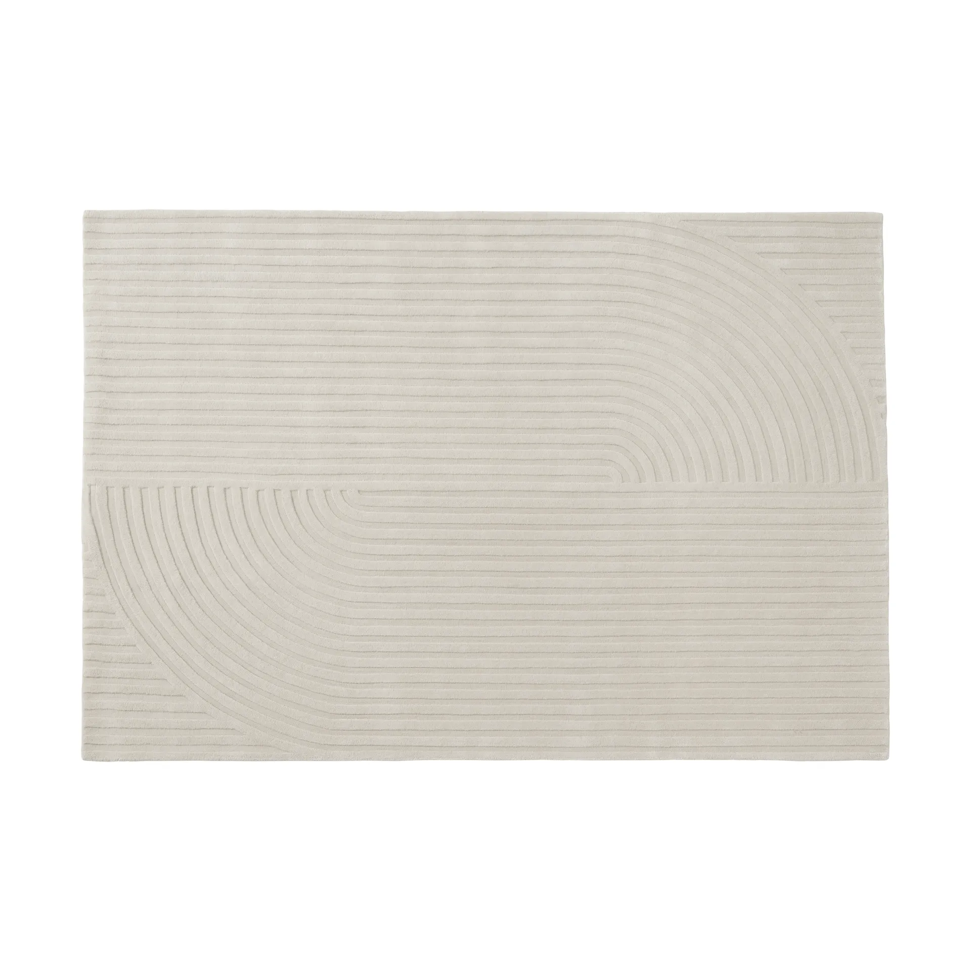 Muuto Relevo Rug Quattro villamatto Off white, 170x240 cm