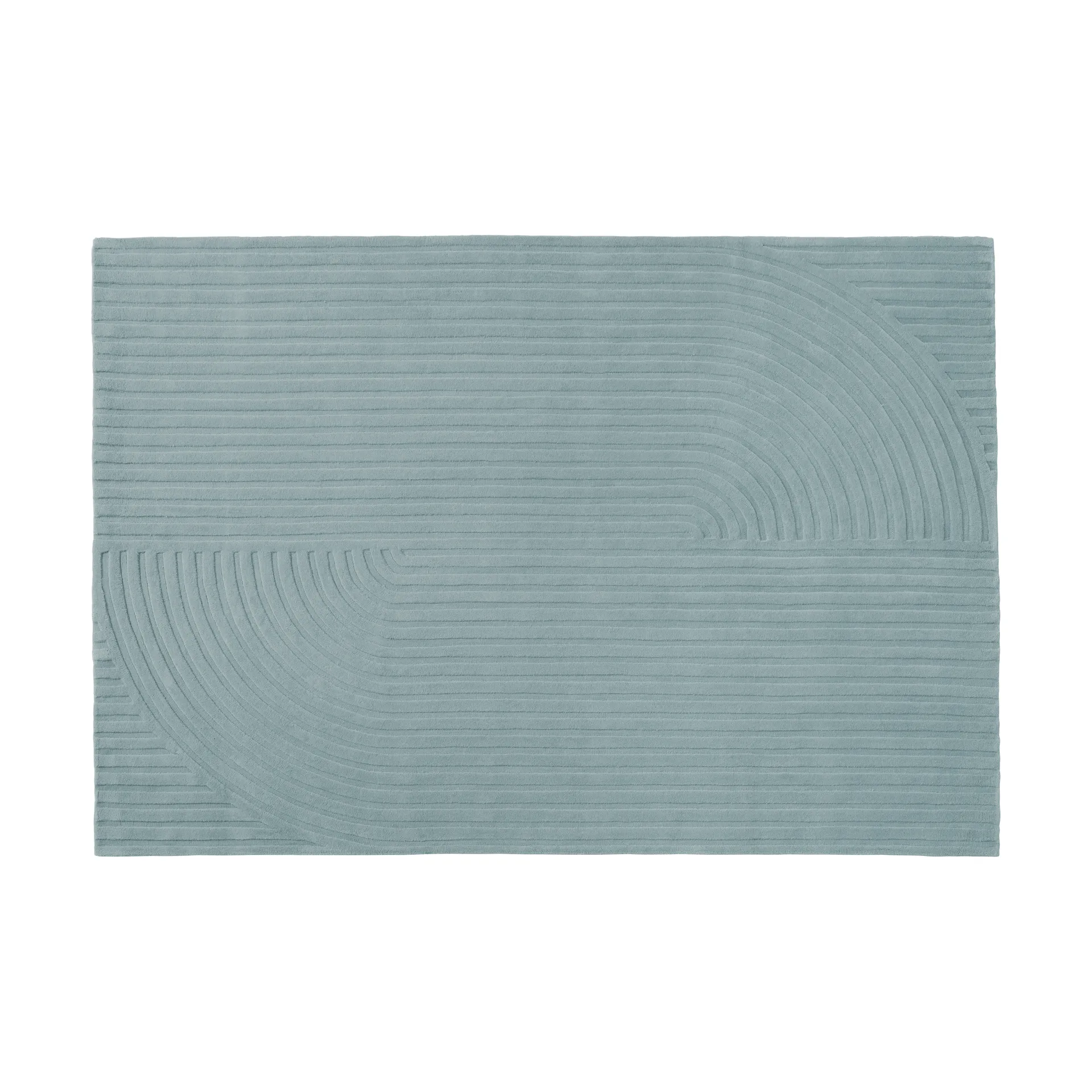 Muuto Relevo Rug Quattro villamatto Sage green, 170x240 cm