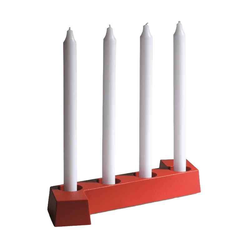 SMD Design SMD adventtikynttelikkö Punainen, 4 kynttilää