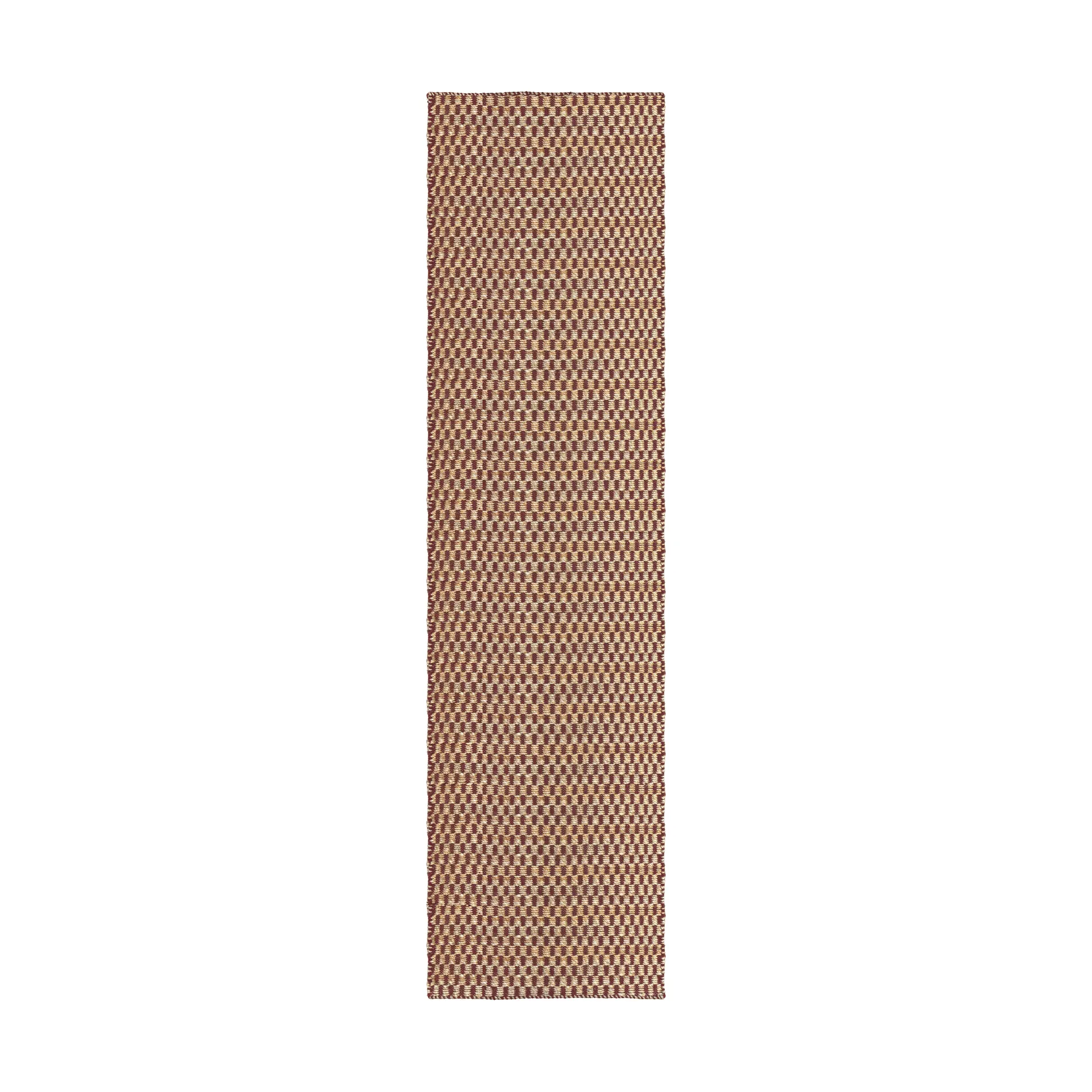 Layered Barley juuttimatto Burgundy, 75x240 cm