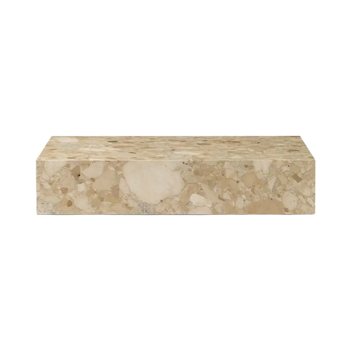 Audo CPH, Plinth-sohvapöytä, matala, kivi, Kunis Breccia
