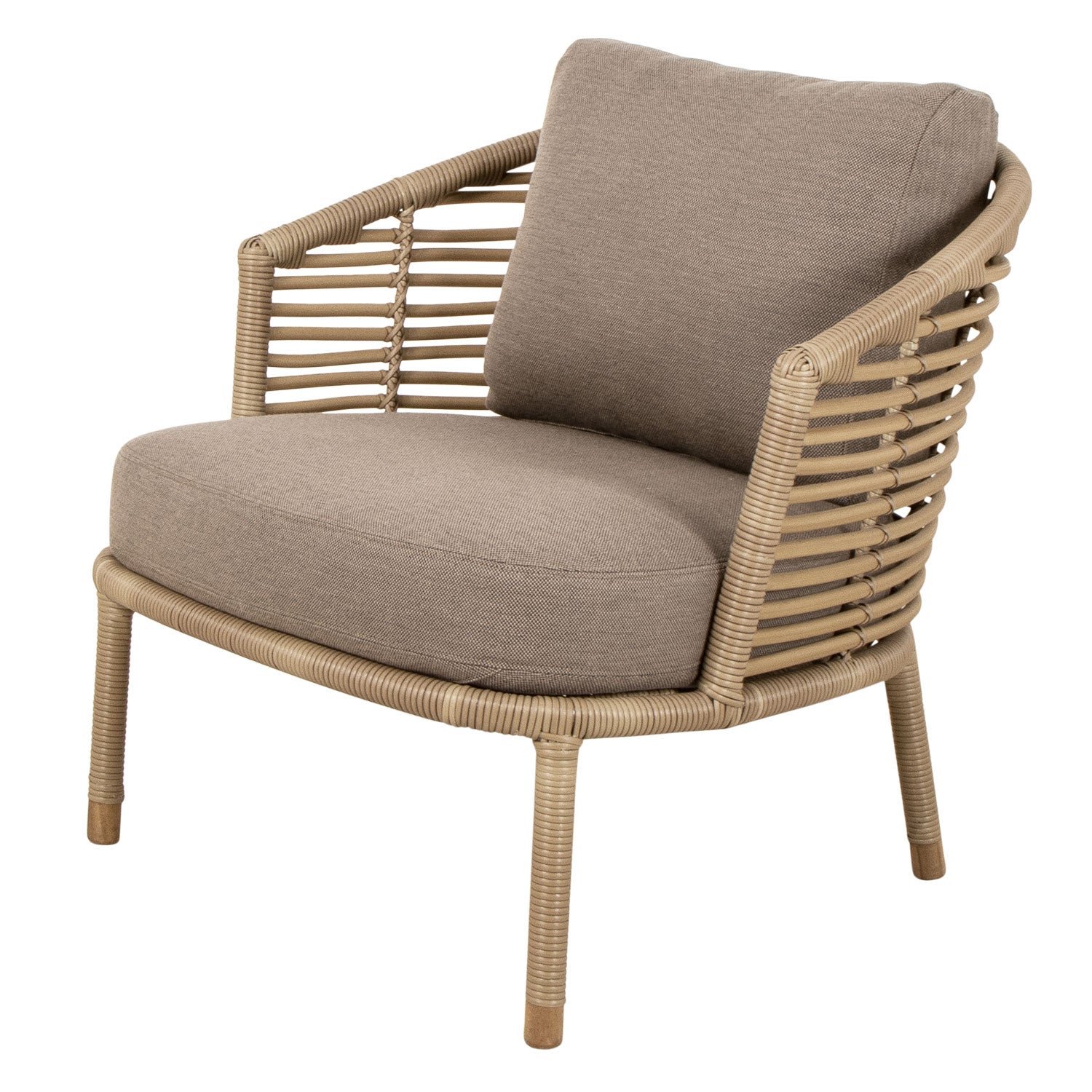 Cane-line, Sense lounge-nojatuoli taupe sis.. tyynysetit