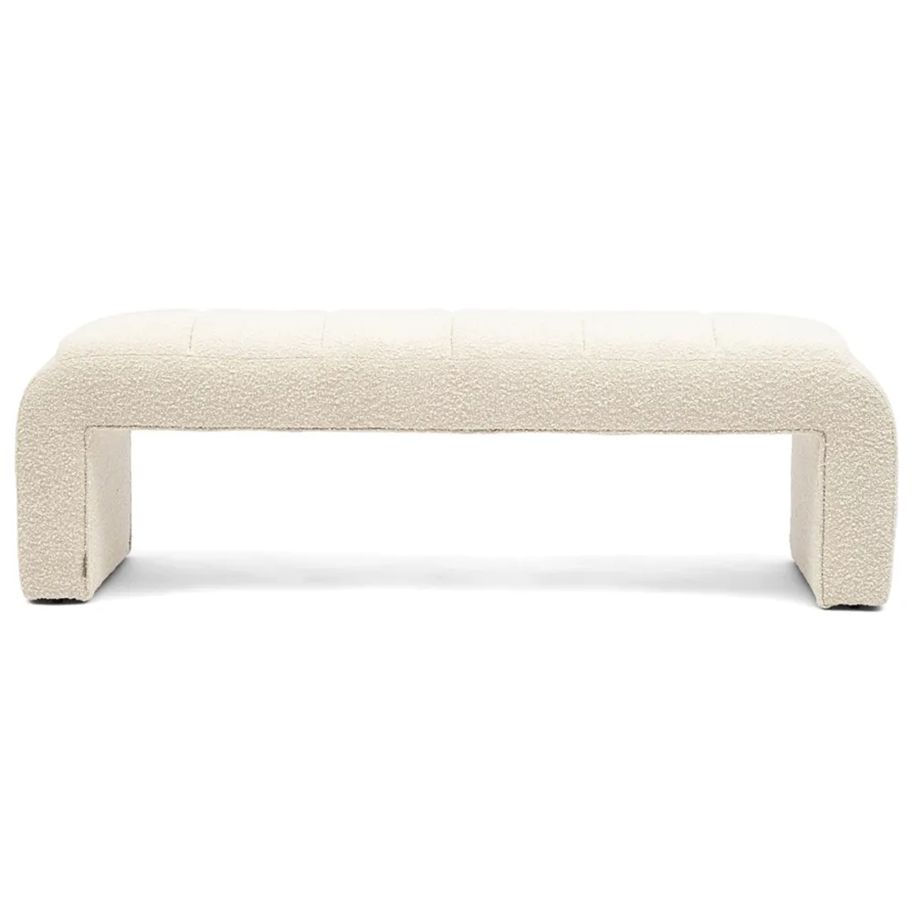 Riviera Maison, Brera Penkki bouclé valkoinen