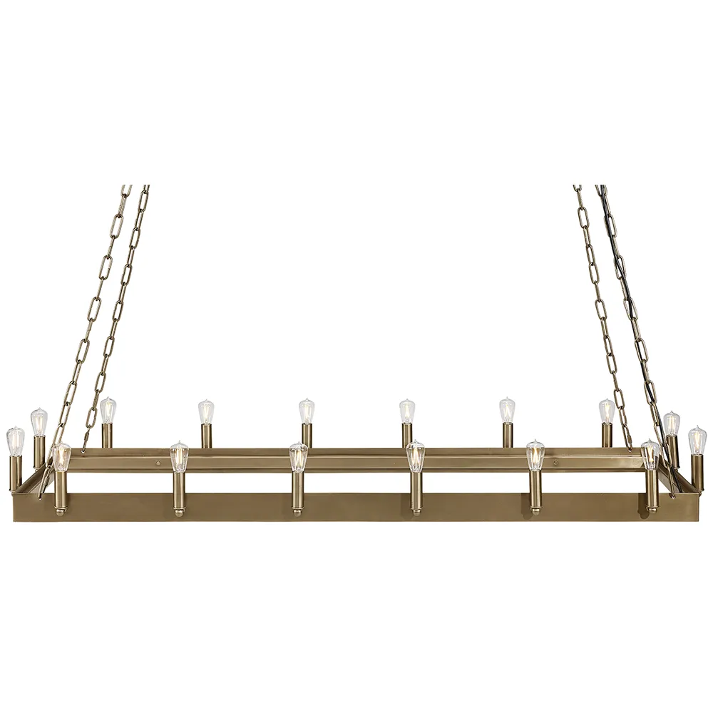 Artwood, Kattovalaisin Crown 148x48 cm old brass