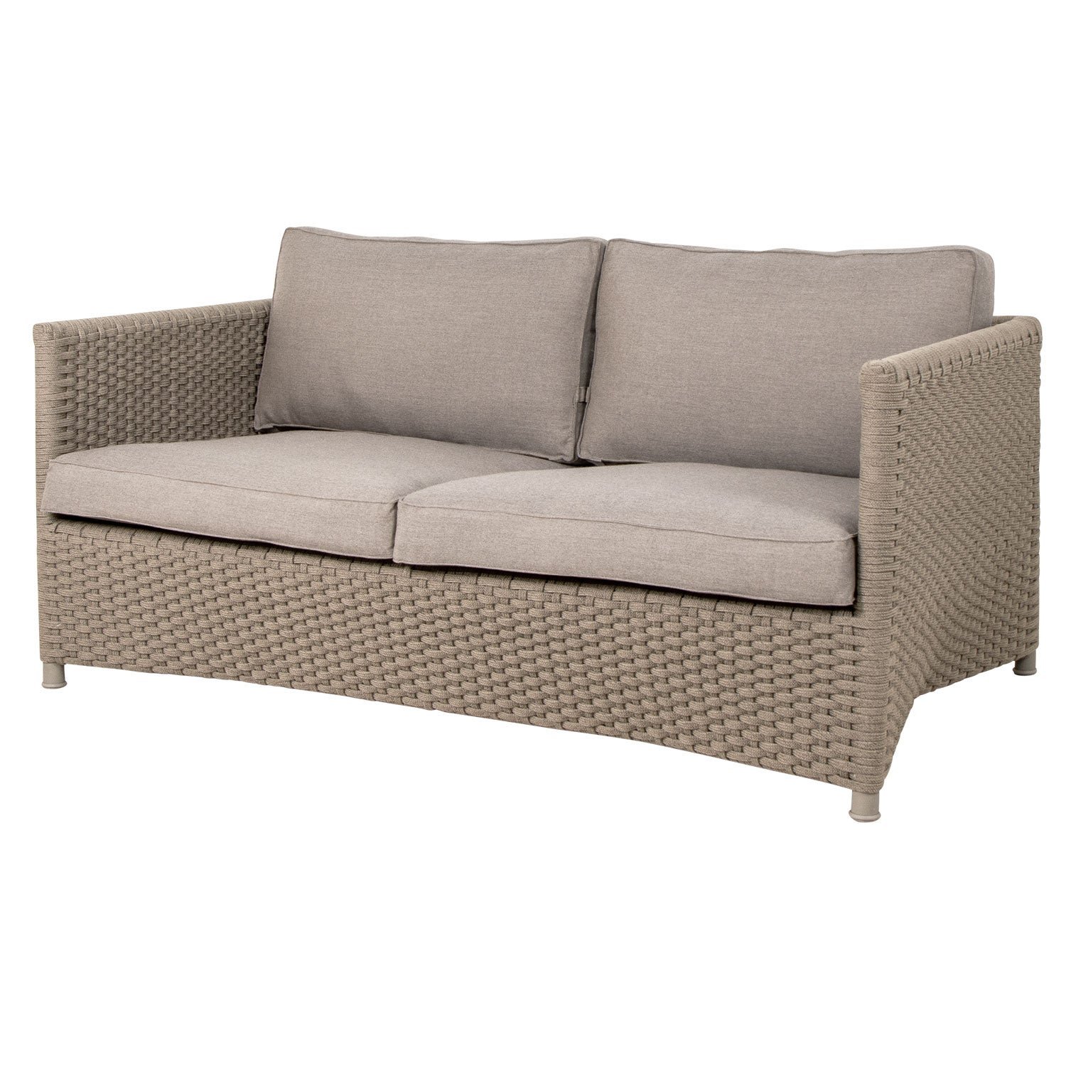 Cane-line, Diamond 2 istuttava sohva Taupe