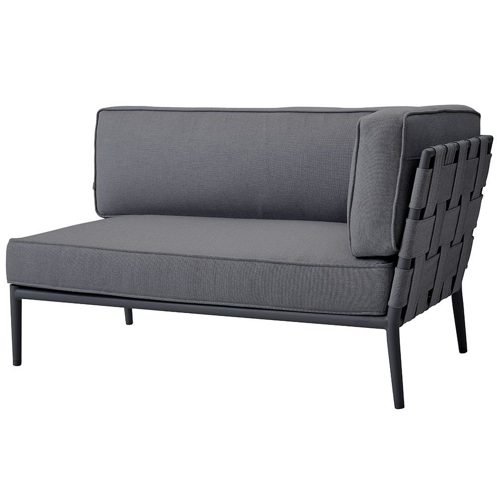 Cane-line, Conic 2-Sits sohva vasen harmaa