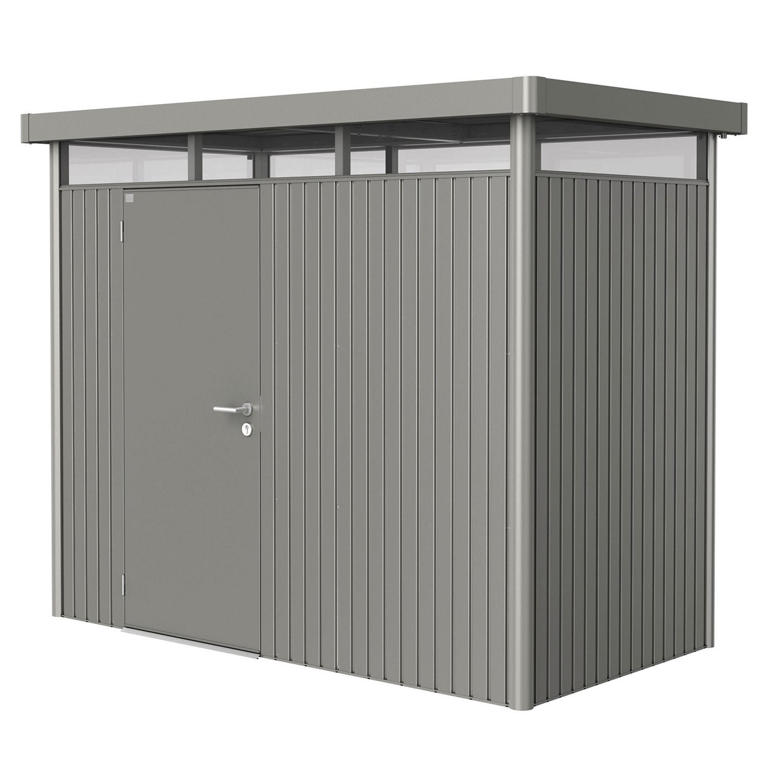 Biohort, Highline puutarhavarasto koko h1 metallic kvarts-harmaa